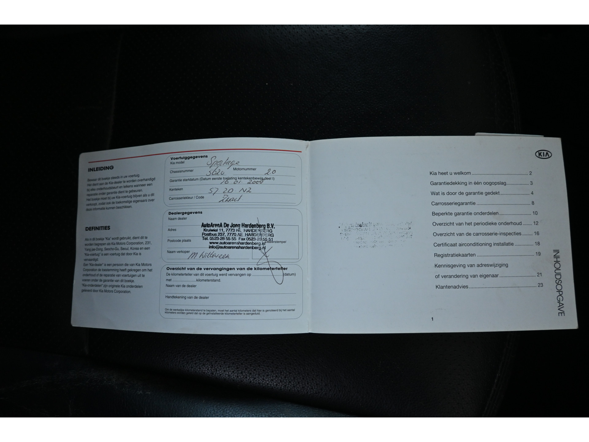 Kia Sportage 2.0 CVVT X-ception Trekhaak Airco Cruise control Leder PDC Android Auto 100% Onderhouden! Inruil Mogelijk!
