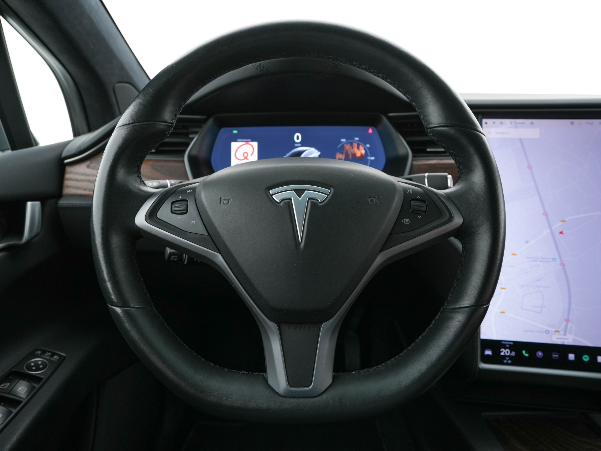 Tesla Model X 100D AWD [ 3-Fase ] Aut. *PANO-WINDOW | AUTO-PILOT | LEATHER | SURROUND-VIEW | NAVI-FULLMAP | FULL-LED | AIR-SUSPENSION | DIGI-COCKPIT | KEYLESS | CAMERA | DAB+ | HEATED-COMFORTSEATS | TOWBAR |  20''ALU*
