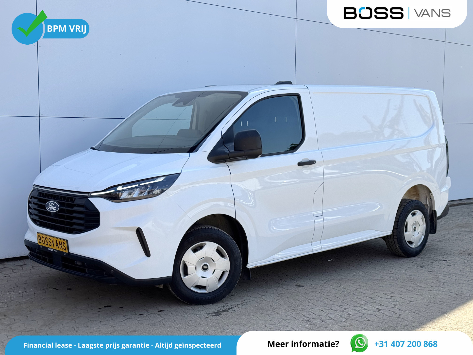 Ford Transit Custom 2.0 TDCI 140PK AWD Automaat L1 4x4 4WD LED Airco Carplay Camera Navigatie Parkeersensoren v+a Vierwielaandrijving