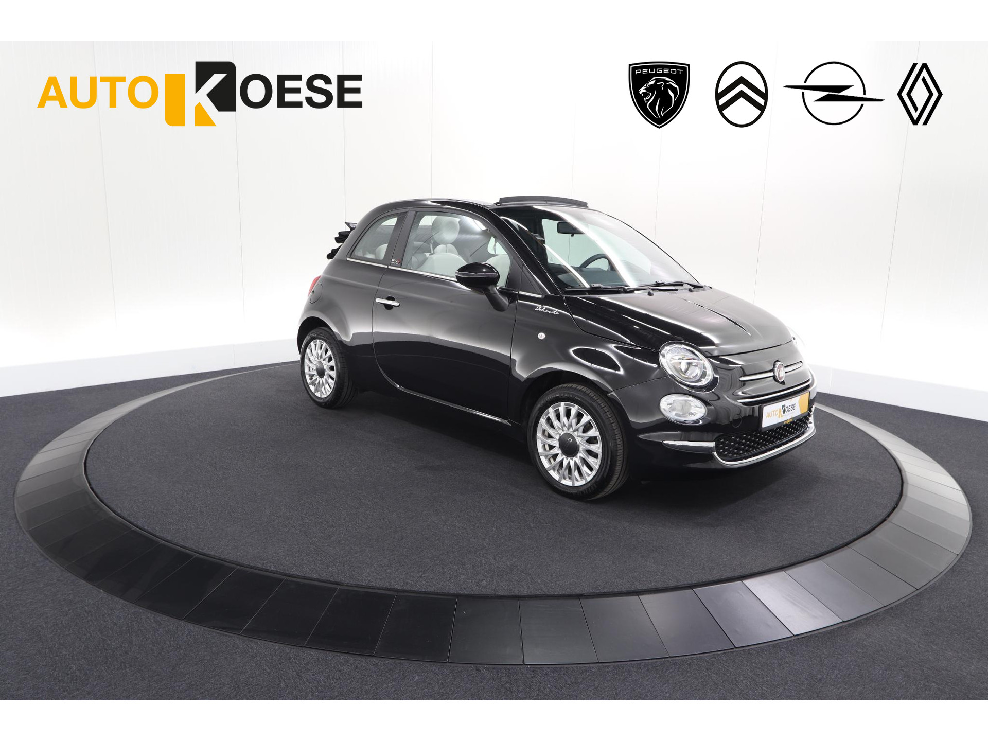 Fiat 500 C 1.0 Hybrid Dolcevita | Elektrisch Vouwdak | Apple Carplay | Parkeersensoren | Climate Control