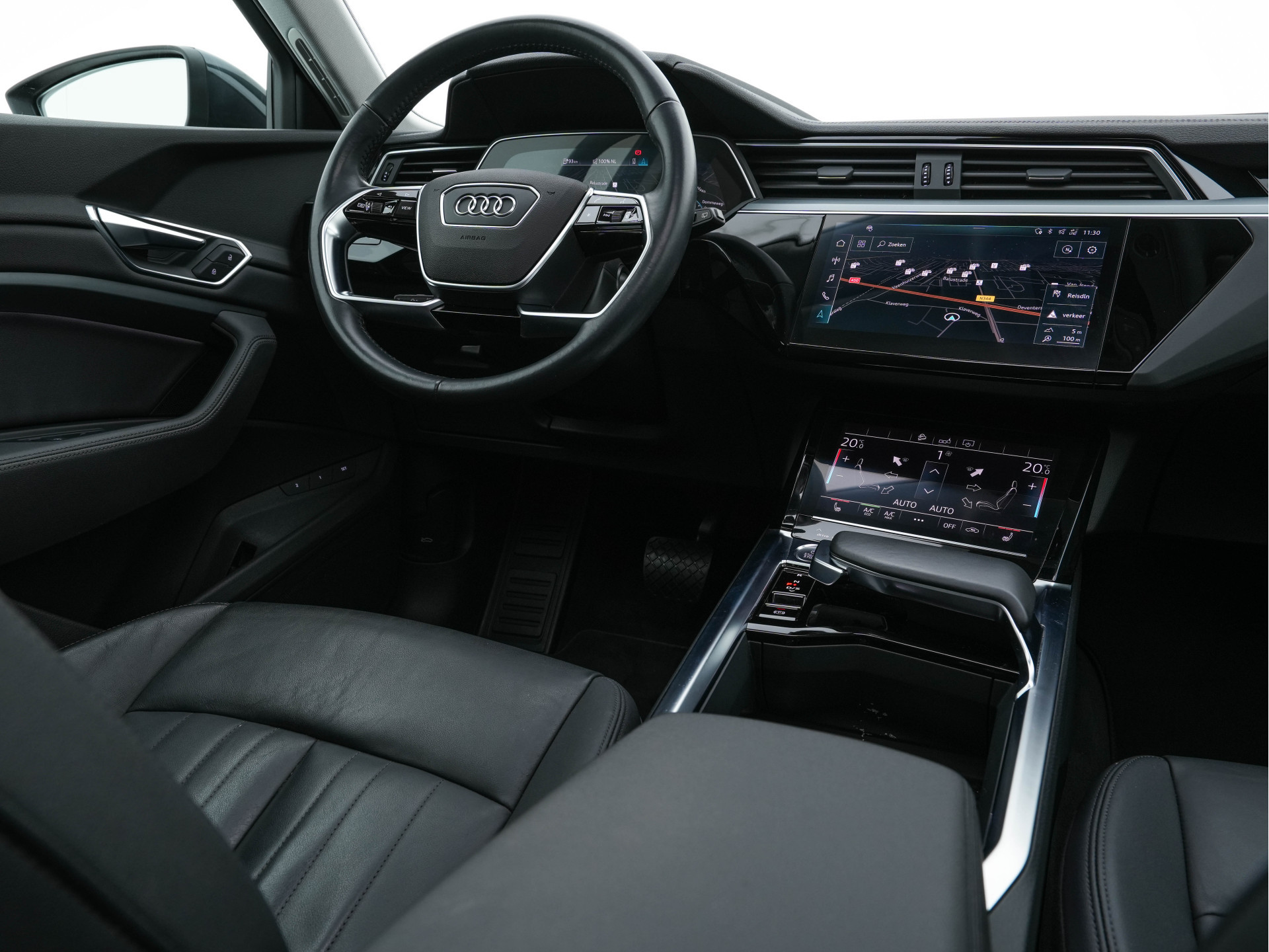 Audi e-tron 50 Quattro Advanced Launch-Edition-Plus [ 3-Fase ] (INCL-BTW) *PANO | DIGI-COCKPIT | LUXURY-LEATHER | FULL-LED | MEMORY-PACK |  KEYLESS | NAVI-FULLMAP | TOWBAR | SHIFT-PADDLES | COMFORT-SEATS | 20"ALU*