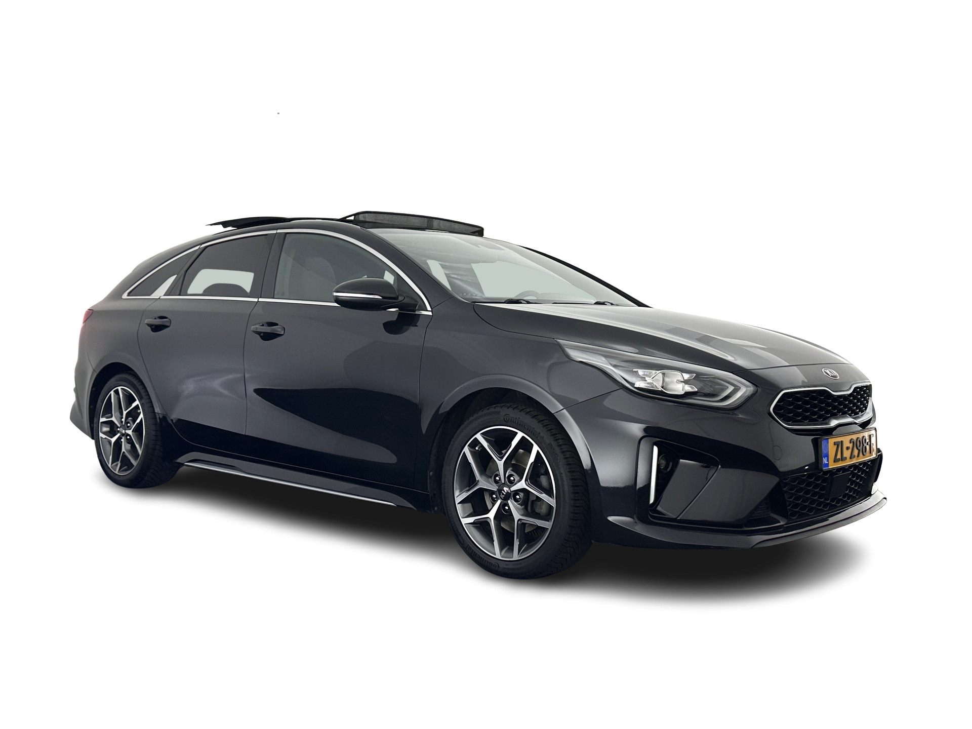 Kia ProCeed 1.0 T-GDI GT-Line (INCL-BTW) *PANO | LEATHER-ALCANTARA  | FULL-LED | SPORTSEATS | NAVI-FULLMAP | CAMERA | ECC | PRIVACYGLASS | LANE-ASSIST | DAB+ | CARPLAY | PDC | KEYLESS | CRUISE | TOWBAR | 17''ALU*