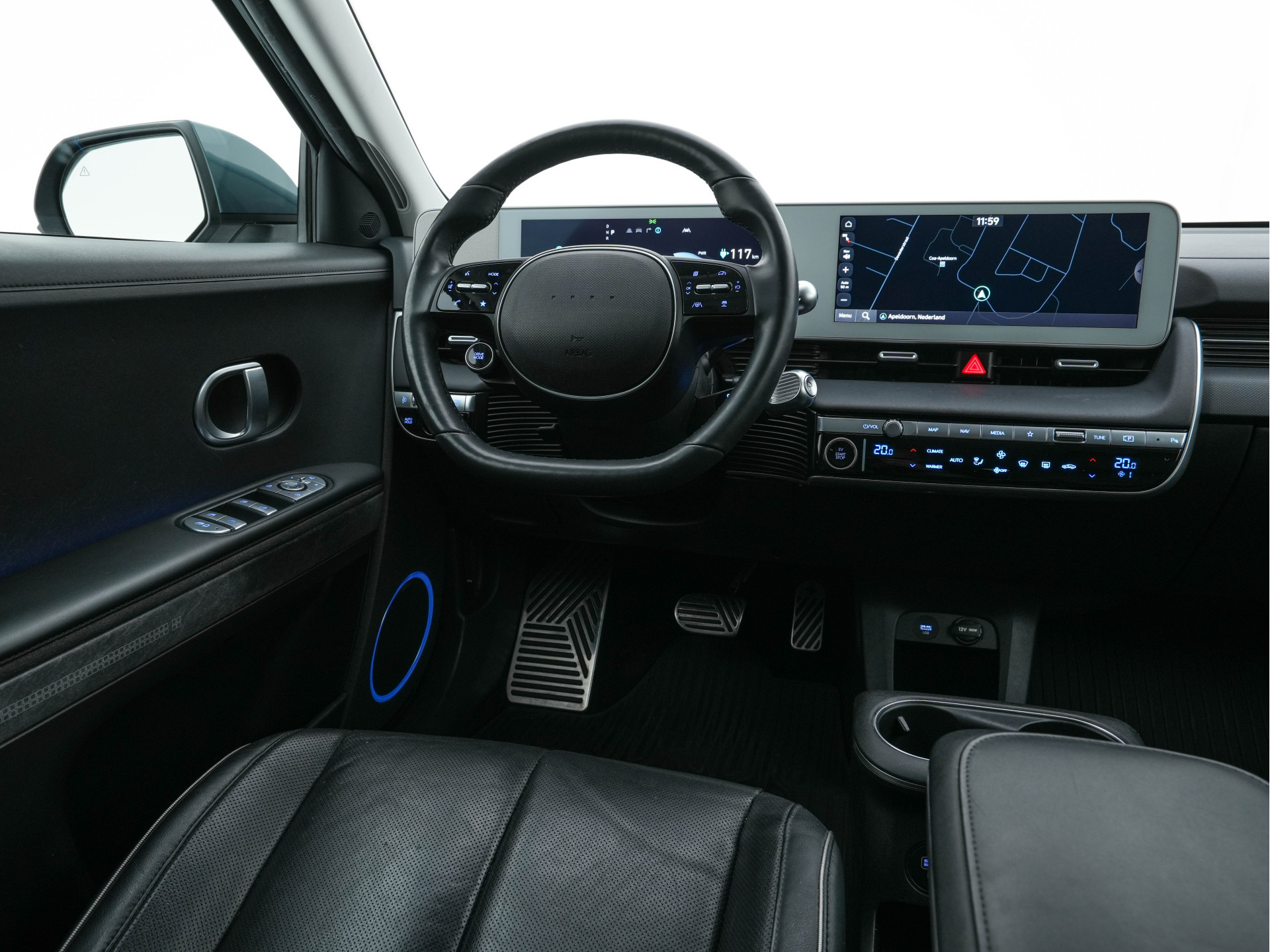 Hyundai IONIQ 5 Connect+ AWD 77.4 kWh [3-FASE]  { SOH-92% } (INCL-BTW) Aut.* HEATPUMP | LEATHER | BOSE-AUDIO | FULL-LED | DIGI-COCKPIT | AMBIENT-LIGHT | DAB | SHIFT-PADDLES | HEAD-UP | NAVI-FULLMAP | KEYLESS | CAMERA | HEATED-COMFORTSEATS | ...