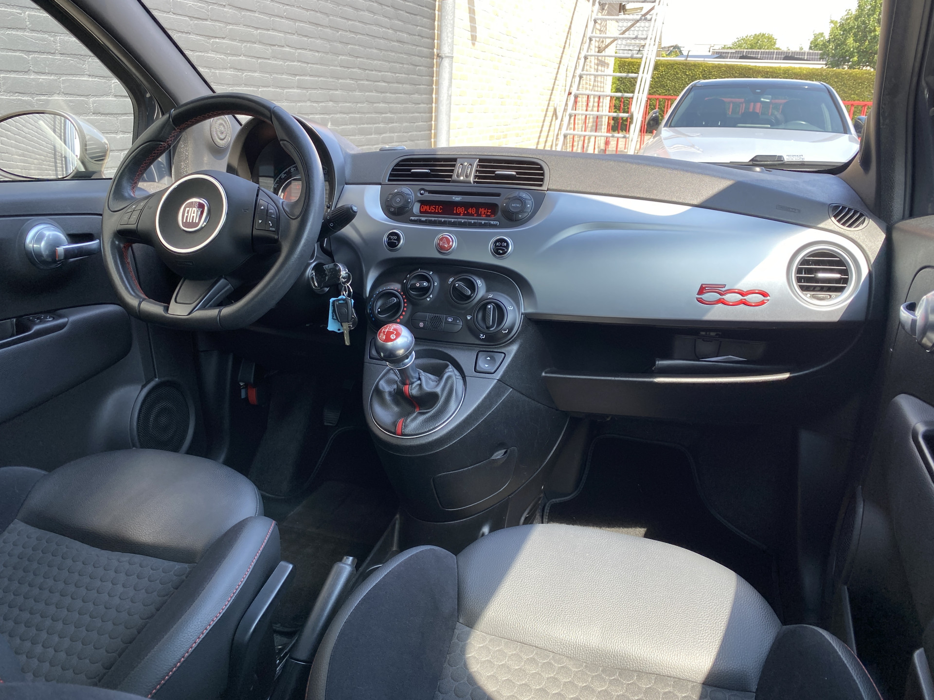 Fiat 500 0.9 TwinAir Turbo 500S | sportstoelen | airco | lichtmetalen velgen | bluetooth | 87.000 KM