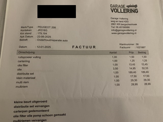 Peugeot 208 1.2 Automaat - V E R K O C H T