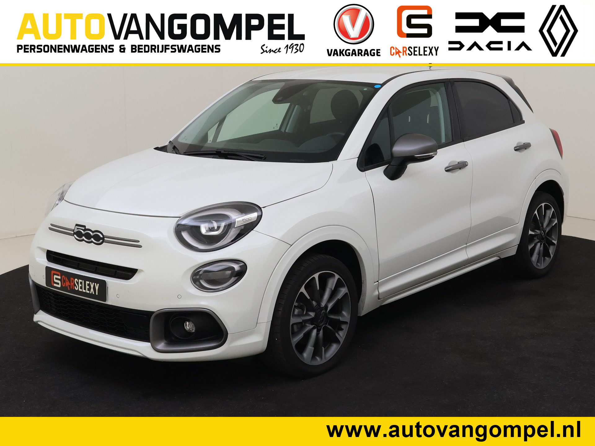 Fiat 500 X 1.5 Hybrid Sport | CAMERA | NAVI | CARPLAY | CLIMAT CONTROL | PARK. SENSOREN V+A | Carselexy