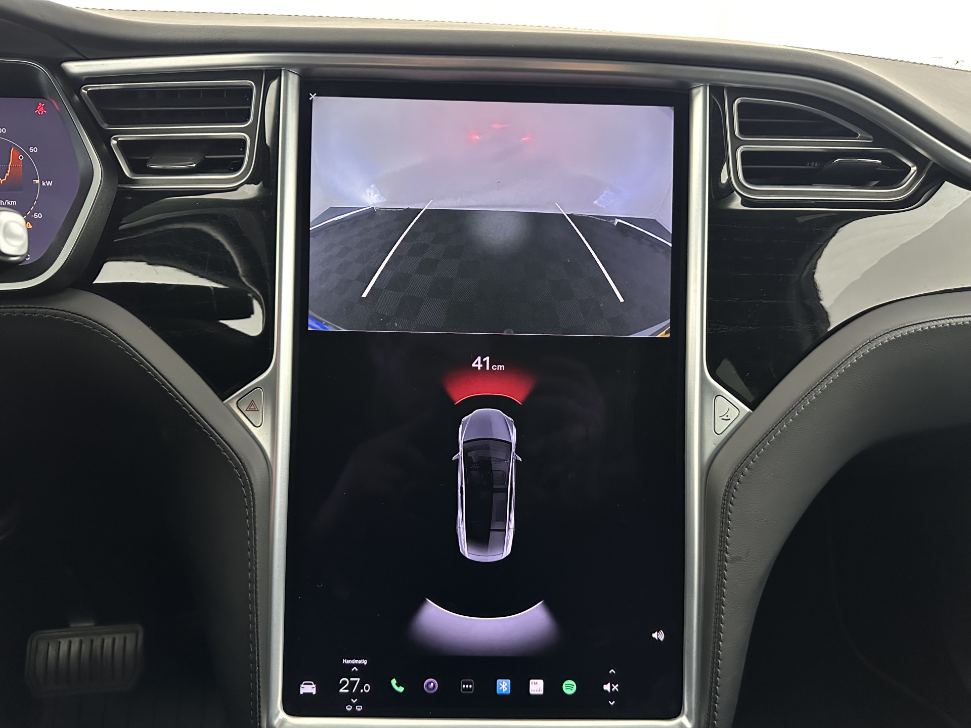 Tesla Model X 75D Base 7-Pers. [ 3-Fase-17kW ] {SOH-88%} Aut. *PANO-WINDOW | AUTOPILOT | LEATHER-FABRIC | TOPVIEW | NAVI-FULLMAP | FULL-LED | AIRSUSPENSION | DIGI-COCKPIT | KEYLESS | CAMERA | DAB+ | HEATED-COMFORTSEATS | 20''ALU*