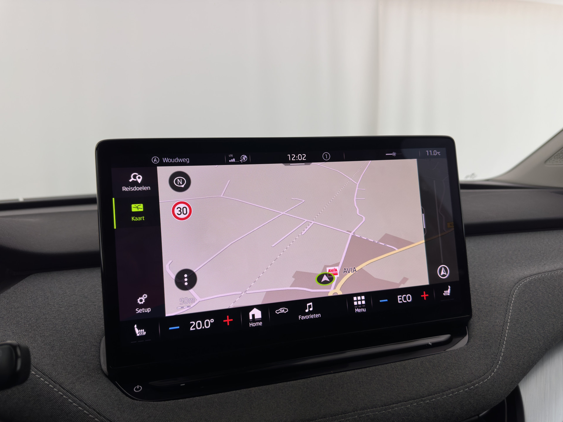 ŠKODA Enyaq iV 80 [ 3-Fase ] {SOH-88% } (INCL-BTW) *LEATHER-FABRIC | FULL-LED | DIGI-COCKPIT | CAMERA | KEYLESS | NAVI-FULLMAP | AMBIENT-LIGHT | ECC | HEATED-COMFORTSEATS | DAB+ | PDC | CRUISE | CARPLAY | TOWBAR | 19"ALU*