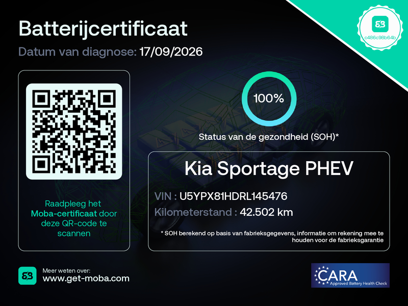 Kia Sportage 1.6 T-GDi 265 pk PHEV AWD GT-Line | SOH 100% | Trekhaak | Pano | Adaptive Cruise |