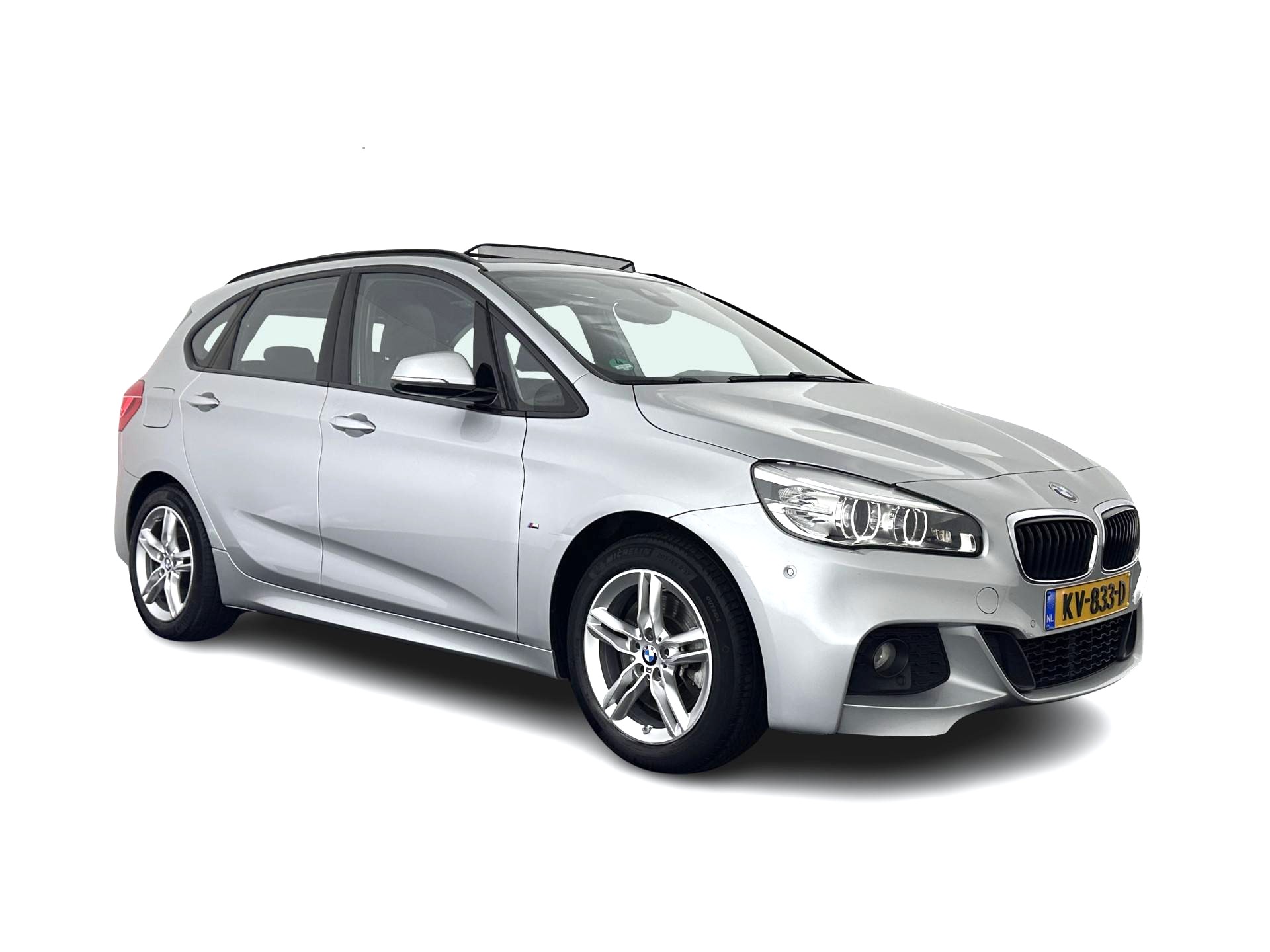BMW 2-serie Active Tourer 225xe M-Sportpack iPerformance Centennial High Executiv (INCL-BTW) Aut. *PANO | HEAD-UP | LEATHER | FULL-LED | CAMERA | NAVI-FULLMAP | HEATED-SPORTSEATS | KEYLESS | ECC | PDC | CRUISE | 17''ALU*