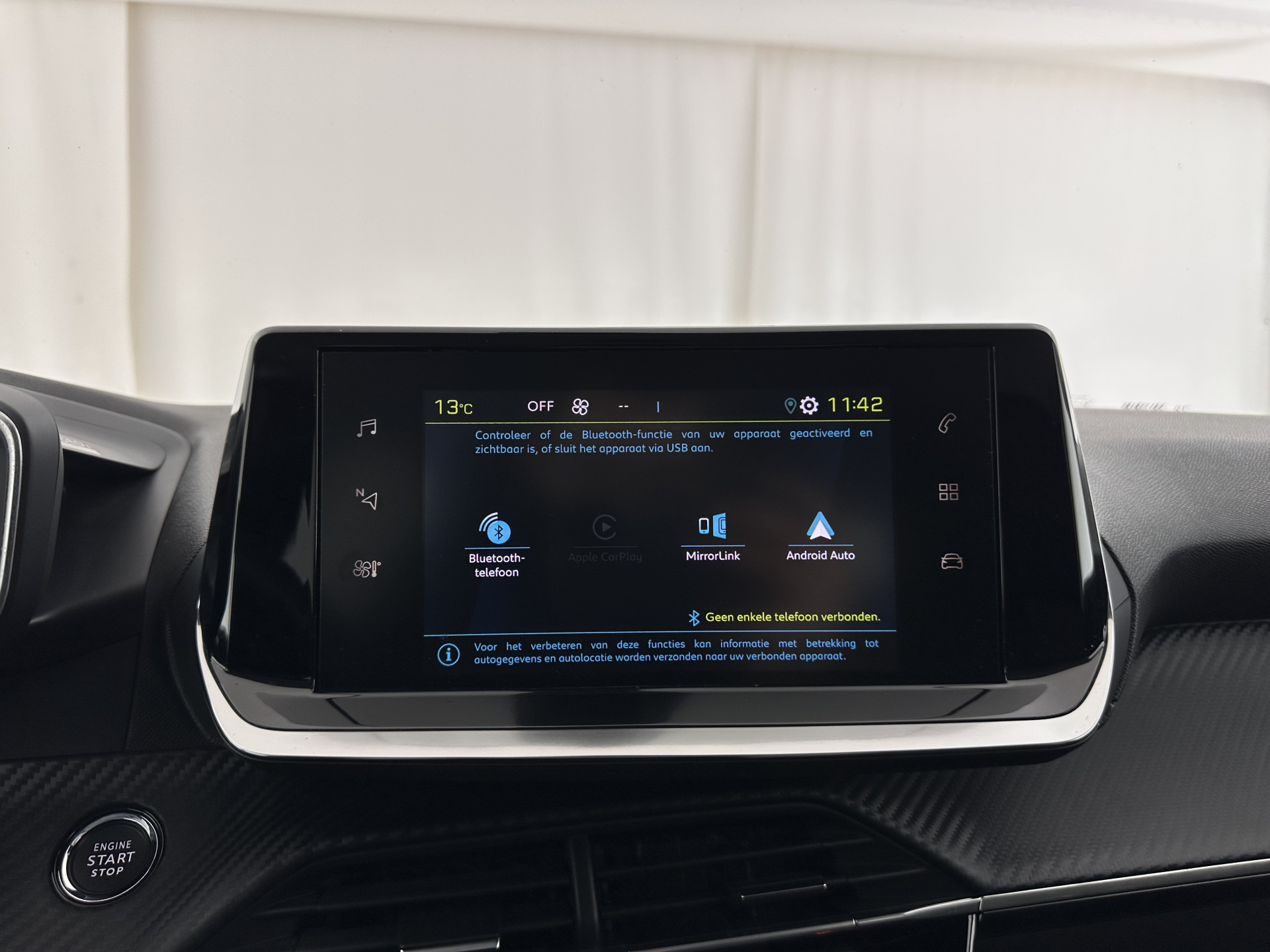 Peugeot e-208 EV Allure Pack 50 kWh (3-Fase-11kW) {SOH-89%} Aut.*HEATPUMP | LEATHER-FABRIC | FULL-LED | DIGI-COCKPIT | BLINDSPOT | CAMERA | AMBIENTLIGHT | NAVI-FULLMAP | LANE-ASSIST | KEYLESS | DAB | PRIVACYGLASS | HEATED-SPORTSEATS | CARPLAY | 16"ALU