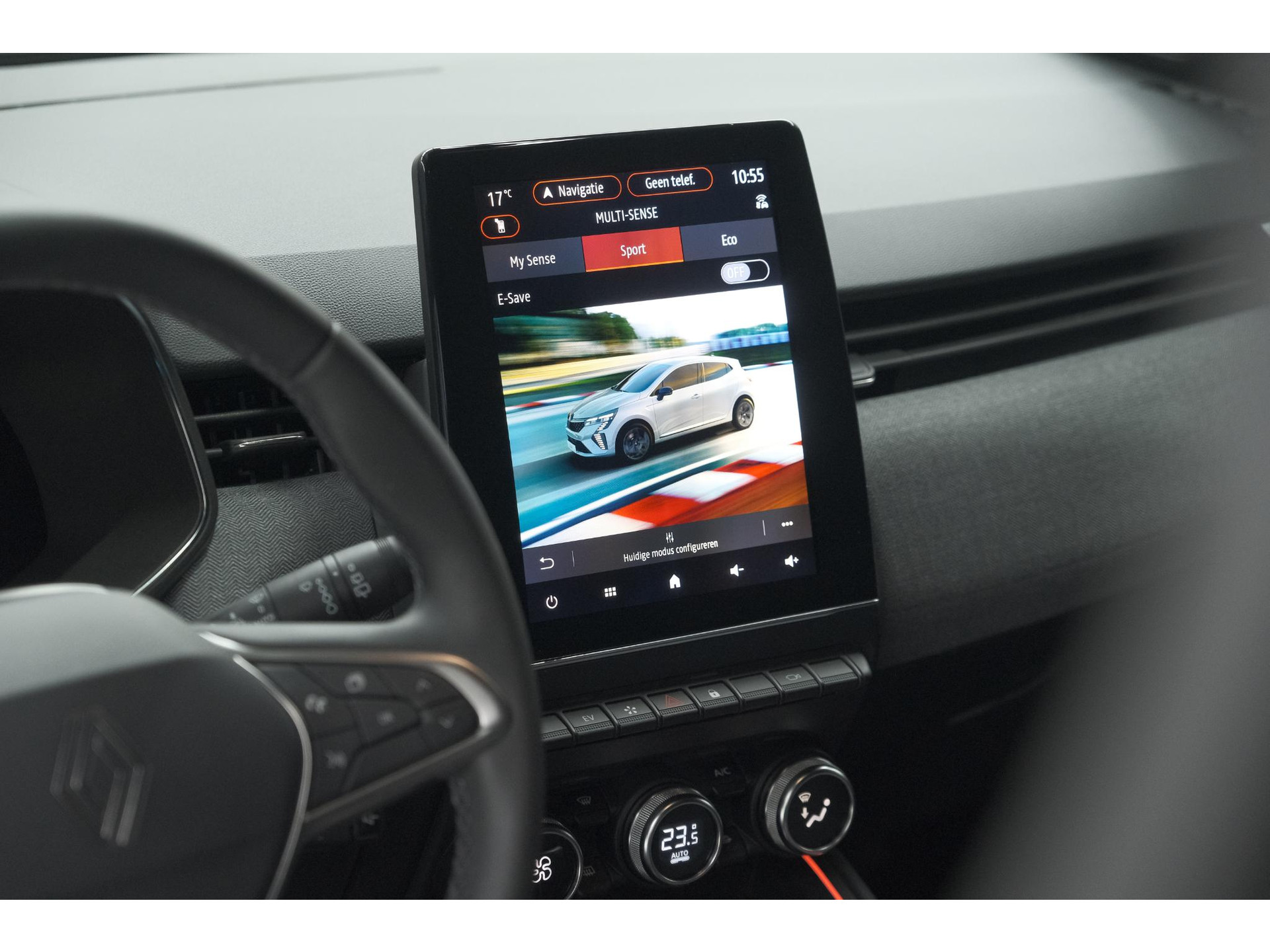 Renault Clio 1.6 E-Tech Full Hybrid 145 techno | 360 Camera | Adaptieve Cruise Control | Dodehoekdetectie | 9.3 Inch Groot Scherm