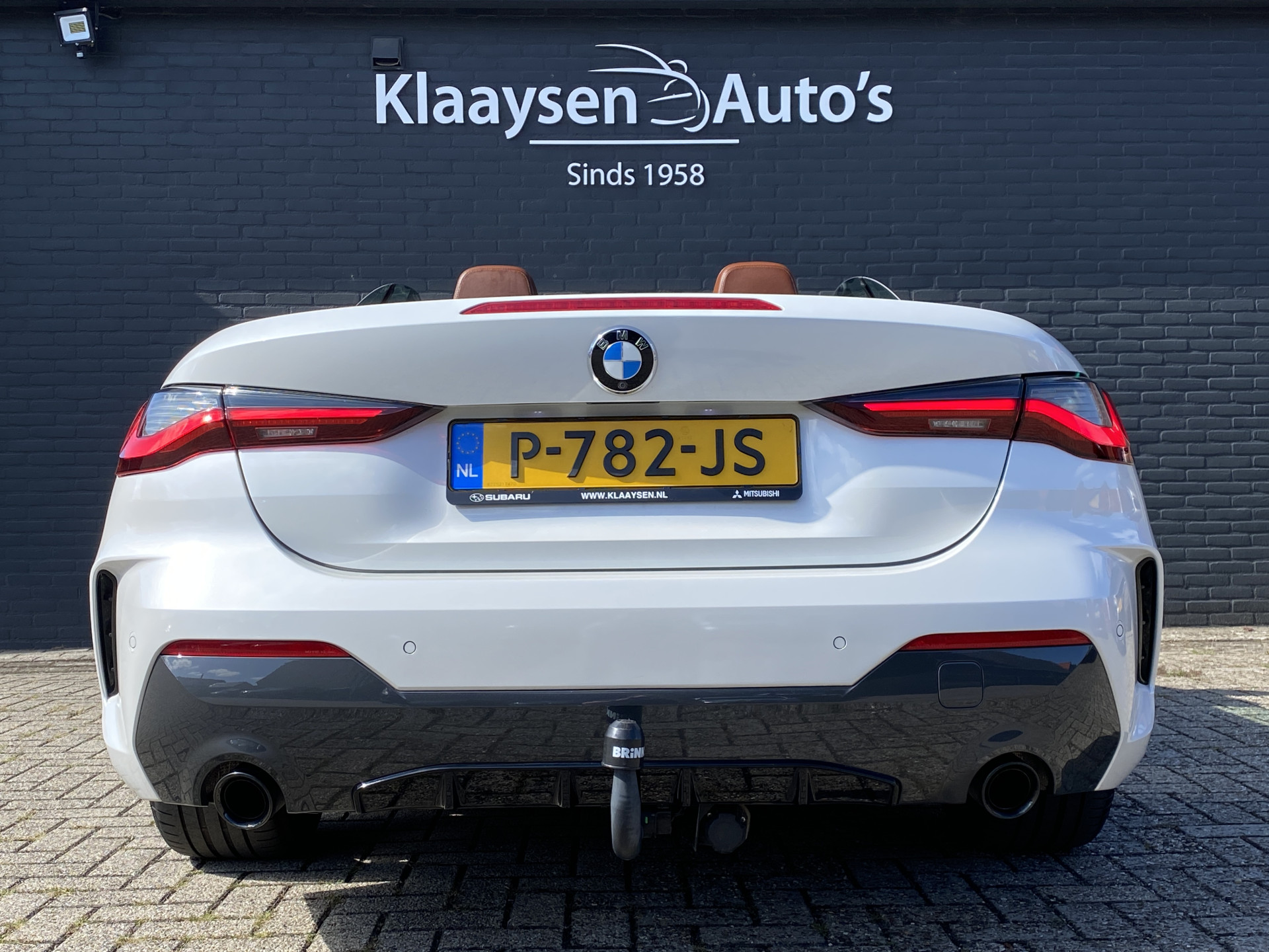 BMW 4-serie Cabrio 420i M-Sport 184 pk High Executive AUT. | dealer onderh. | cognac leder | memory seat | trekhaak | stoel-/stuurverw.