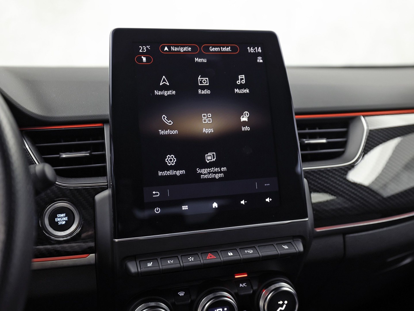 Renault Arkana 1.6 E-Tech Hybrid 145 R.S. Line 145Pk Automaat (VIRTUAL COCKPIT, APPLE CARPLAY, GROOT NAVI, STUUR/STOELVERWARMING, LEDER/ALCANTARA, CAMERA, ELEKTRISCHE SPORTSTOELEN, GETINT GLAS, ADAPTIVE CRUISE, KEYLESS, NIEUWSTAAT)