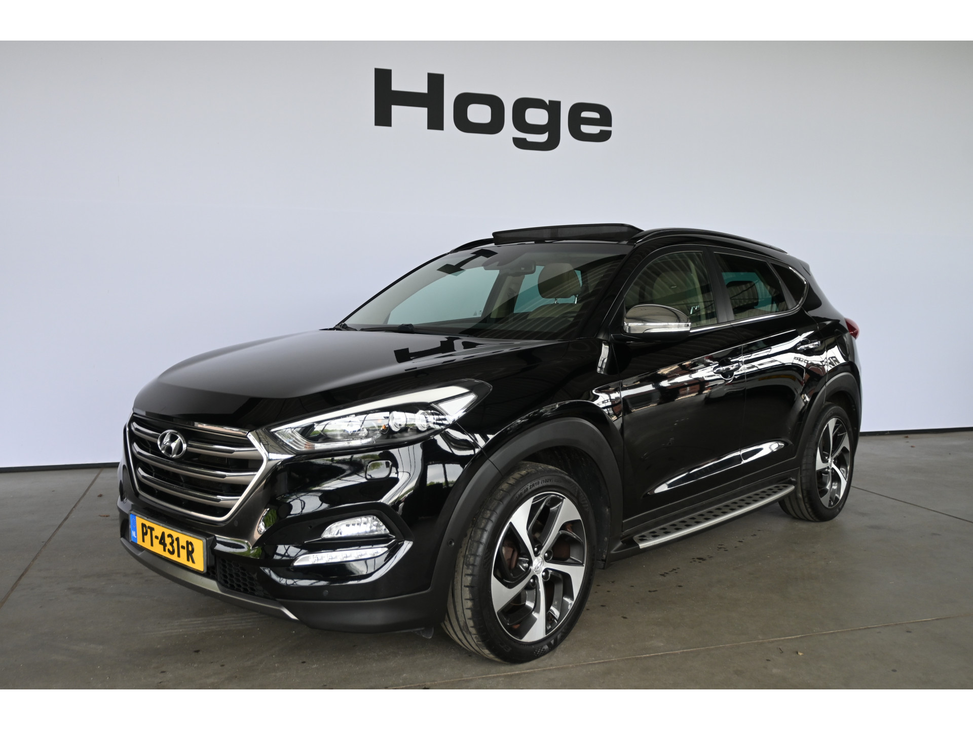 Hyundai Tucson 1.6 T-GDi Premium 4WD Automaat Panoramadak Navigatie Cruise Stoelverwarming Clima 100% Onderhouden! Inruil Mogelijk!