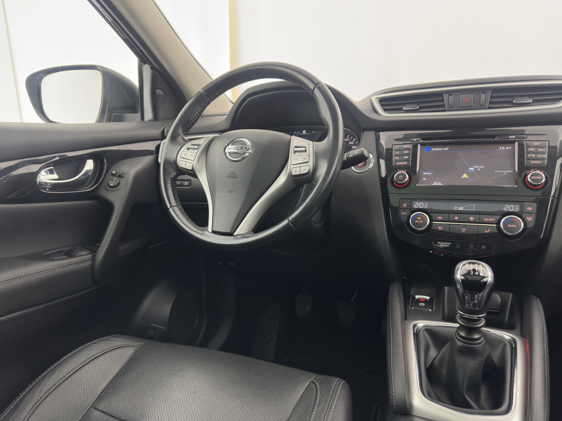 Nissan Qashqai 1.2 Tekna + *PANO | LEATHER | NAVI-FULLMAP | FULL-LED | PRIVACY-GLASS | AMBIENT-LIGHT | HEATED-COMFORTSEATS | TOPVIEW | LANE-ASSIST | CRUISE | KEYLESS | DAB | ECC | 19"ALU*