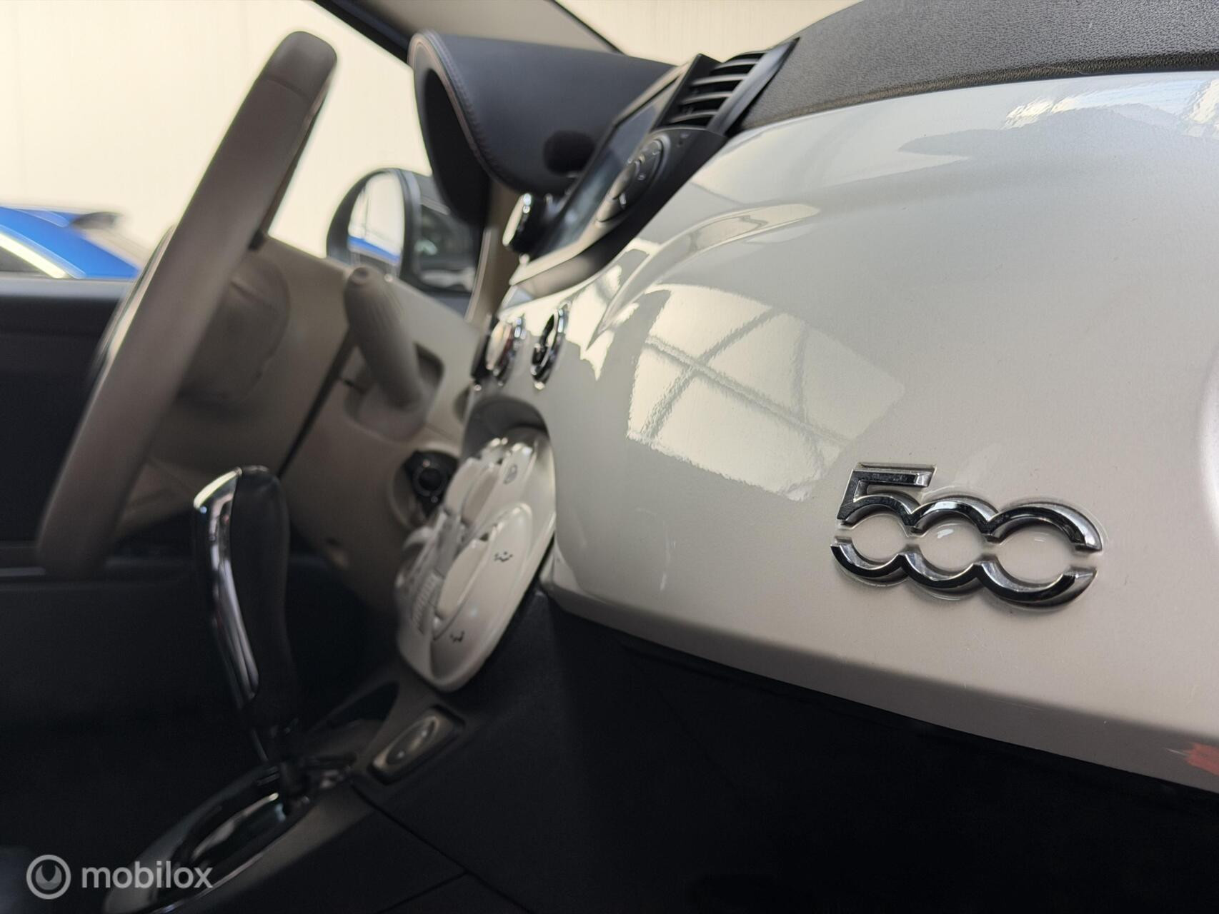 Fiat 500 1.2 Lounge|Automaat|Panodak|Leder|CarPlay|Abarth Look