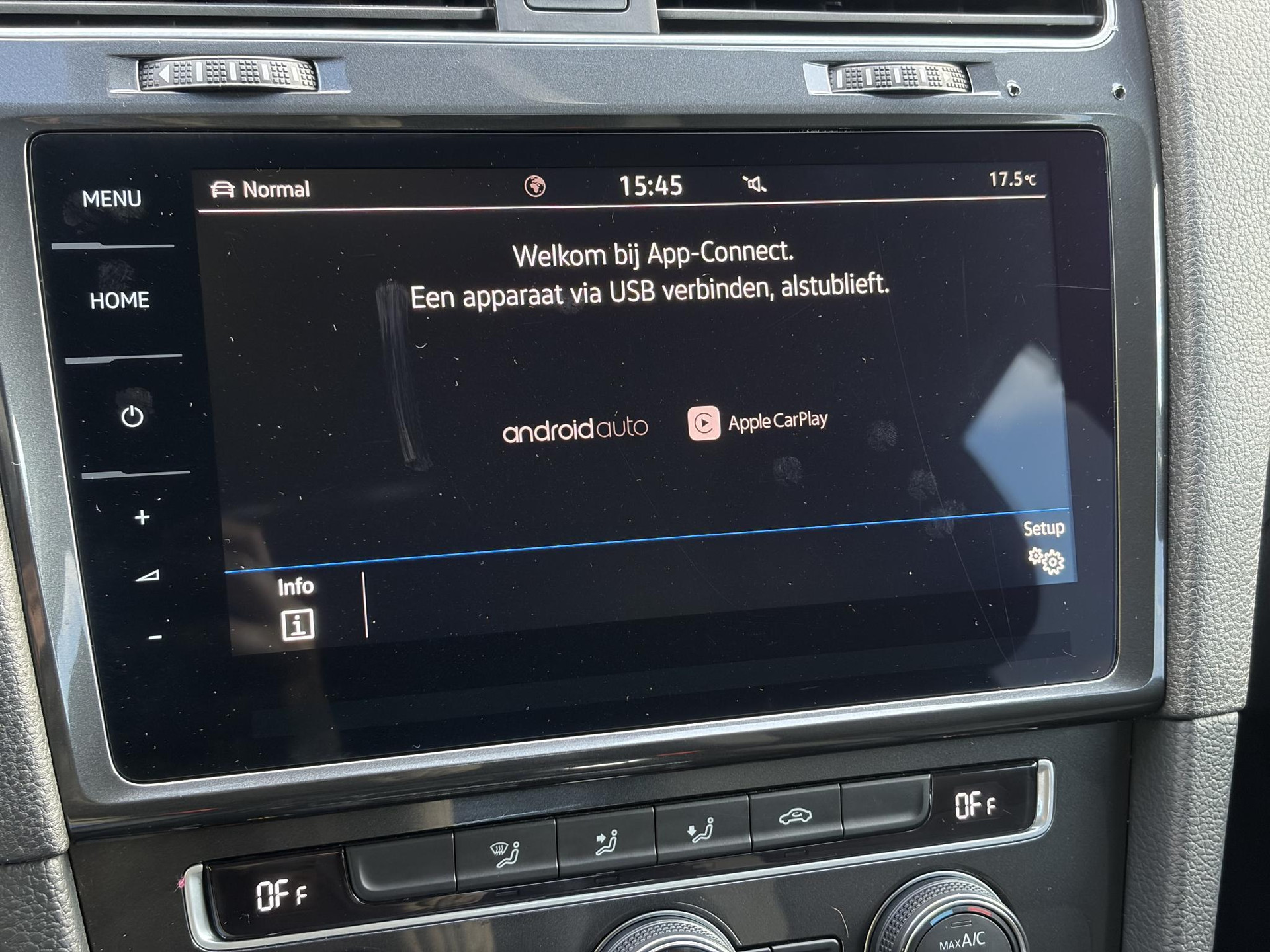 Volkswagen e-Golf ✓SOH 84,55%✓Carplay✓Navi✓LED✓Clima✓Cruise✓Pdc V+A✓Lm velgen✓N.A.P✓Apk tot 07-2027