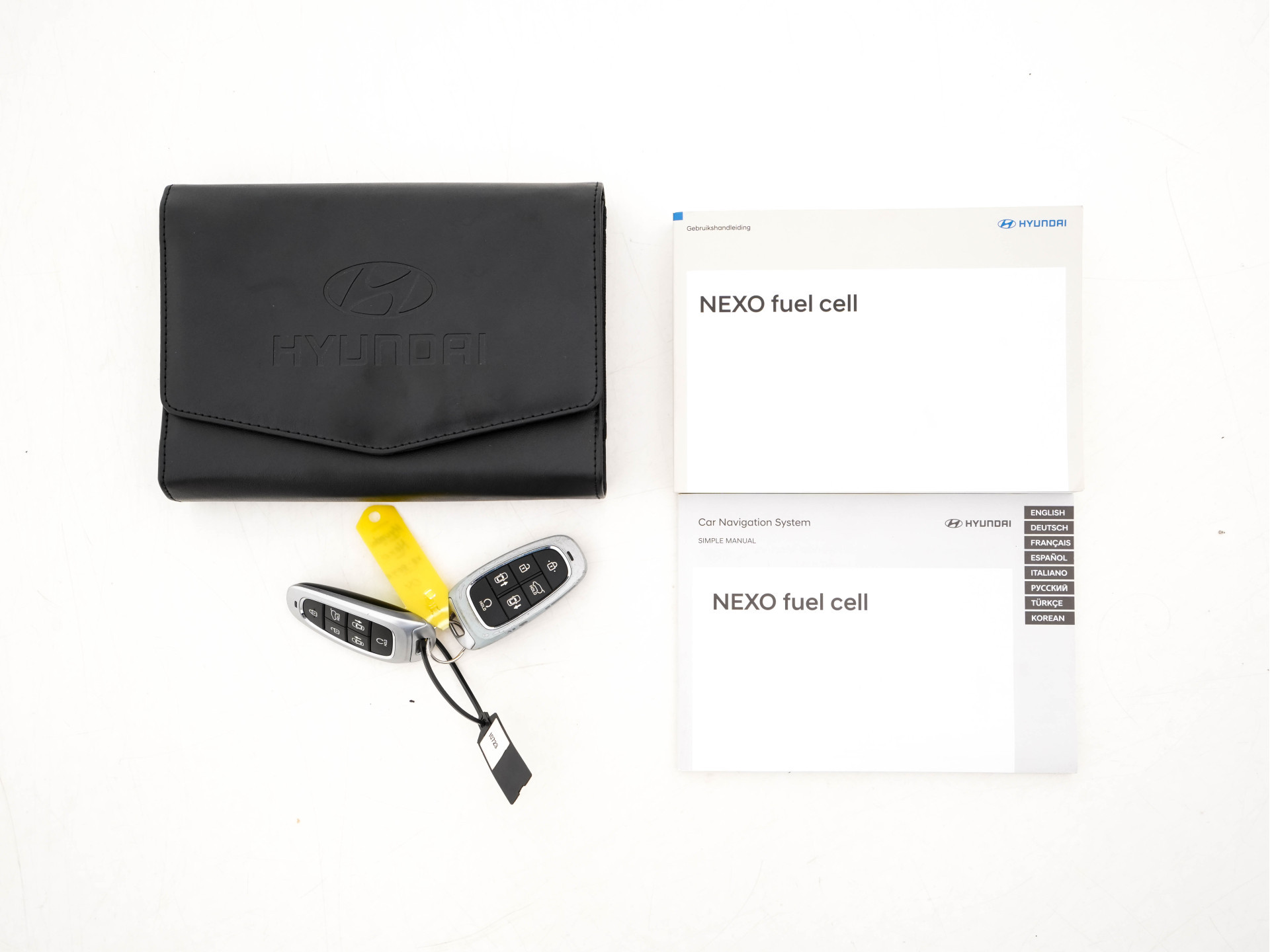 Hyundai NEXO FCEV Plus Pack [ HYDROGENIUM ] (INCL-BTW) Aut. *PANO | LEATHER | NAVI-FULLMAP | ADAPTIVE-CRUISE |  FULL-LED | KEYLESS | DAB |  KRELL-AUDIO | DIGI-WIDESCREEN-COCKPIT | SURROUND-VIEW | SHIFT-PADDLES | COMFORT-SEATS |