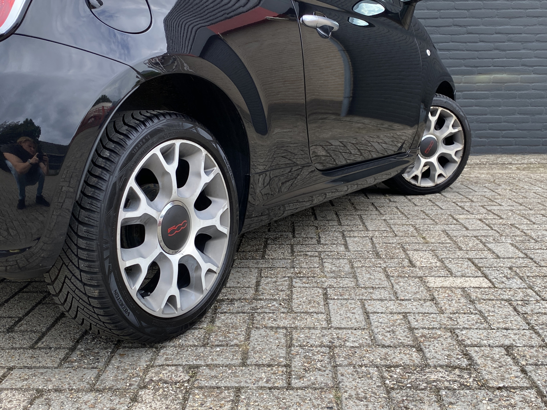 Fiat 500 C 0.9 TwinAir Turbo 500S Sport | leder interieur | climate control | parkeersensoren | all season banden | NL auto