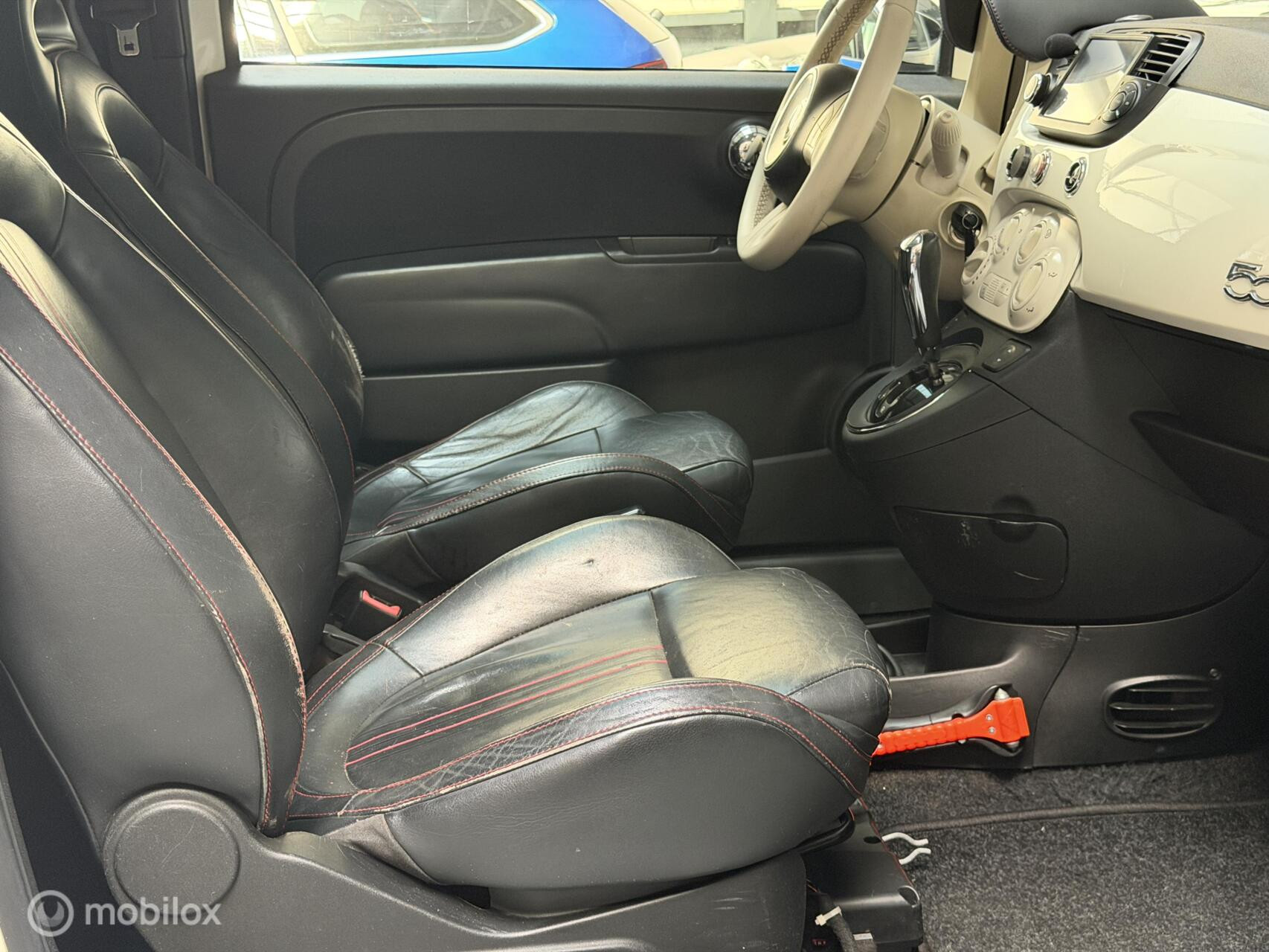 Fiat 500 1.2 Lounge|Automaat|Panodak|Leder|CarPlay|Abarth Look