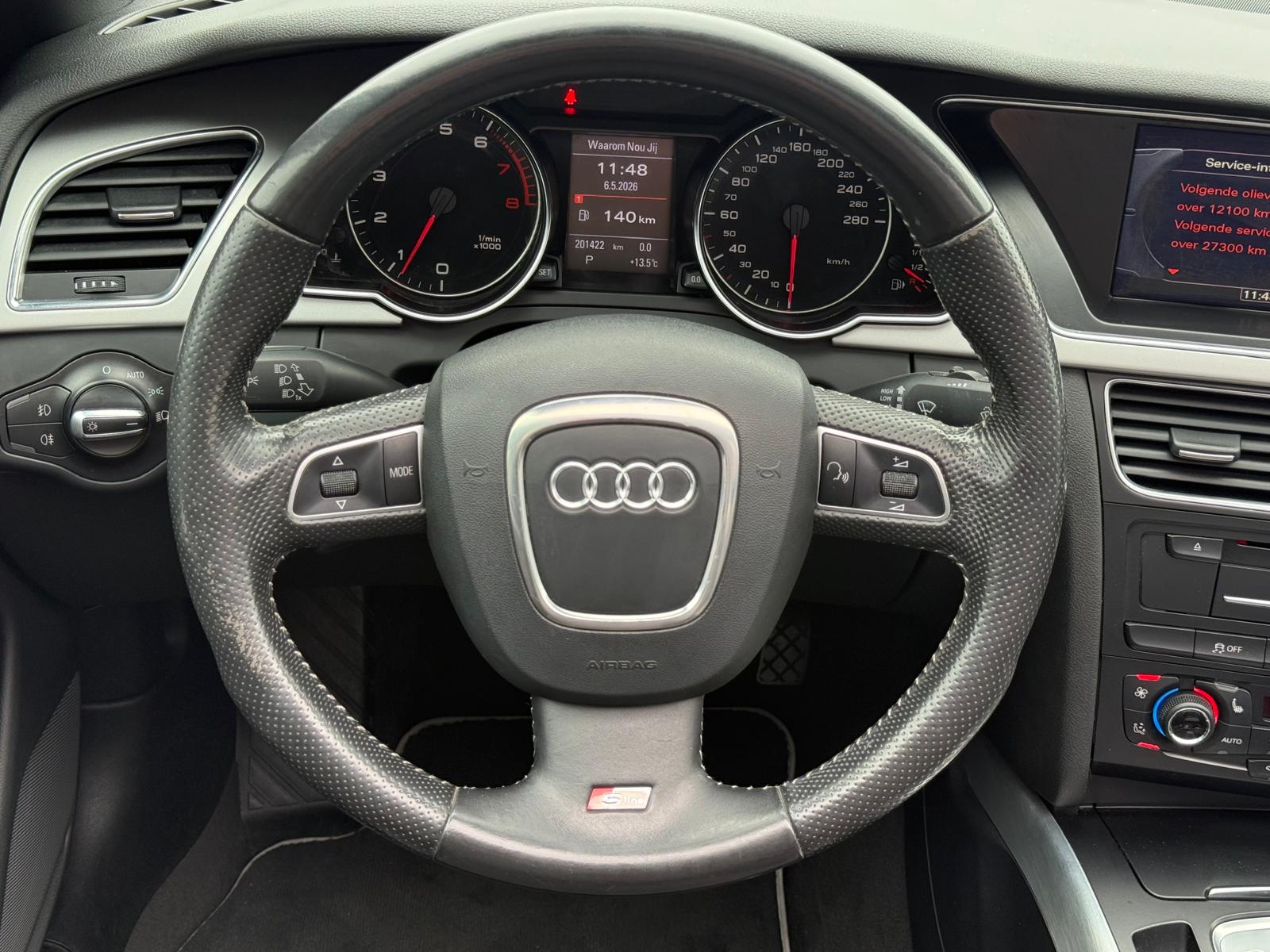Audi A5 Cabriolet 2.0 TFSI Pro Line S | XENON | NAVI | S-LINE | CRUISE | STOELVERW | AUTOMAAT | ELEC RAMEN | LMV |