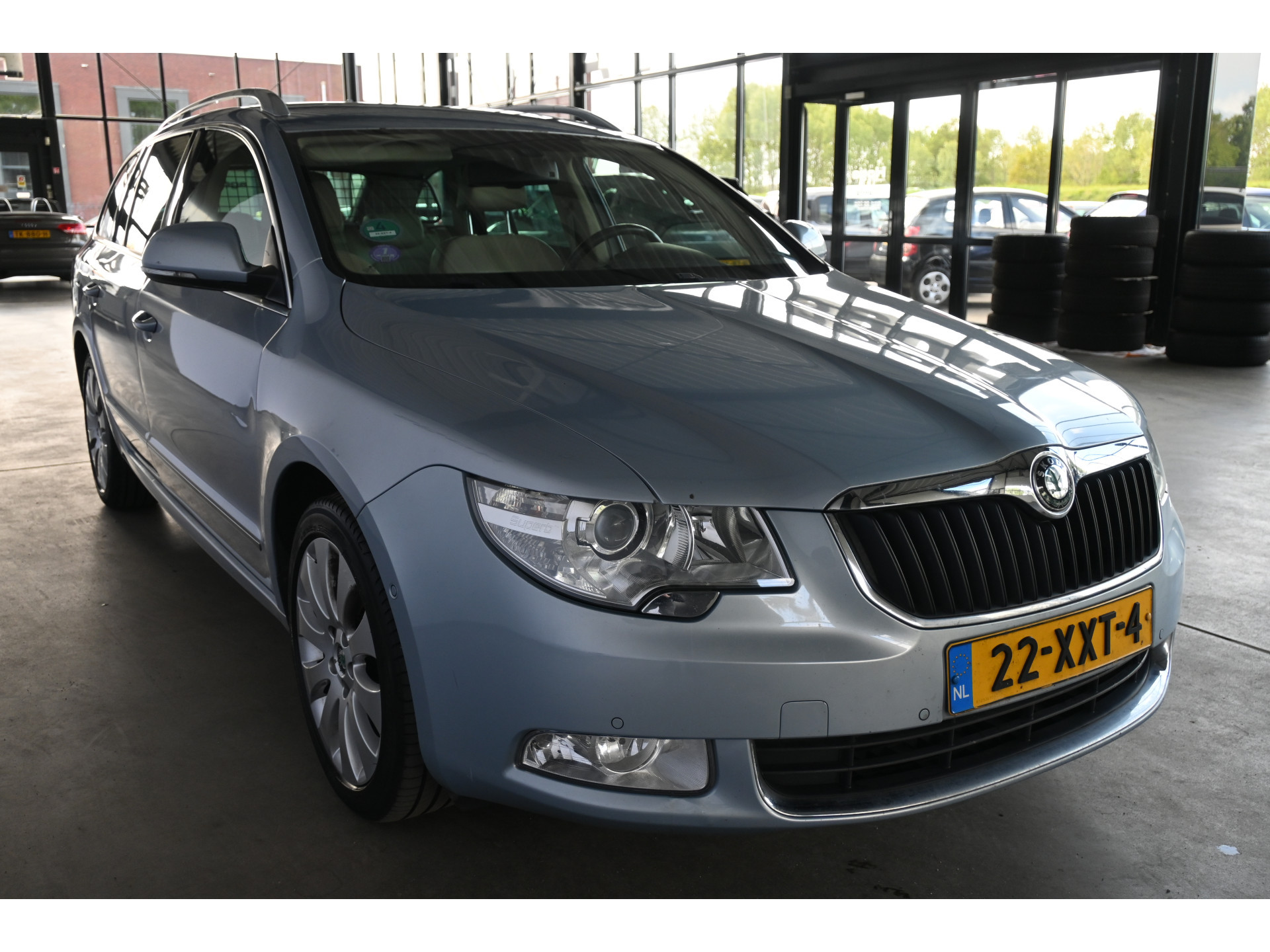 ŠKODA Superb Combi 1.8 TSI Elegance Business Line Automaat Navigatie Leder All in Prijs! Inruil Mogelijk!