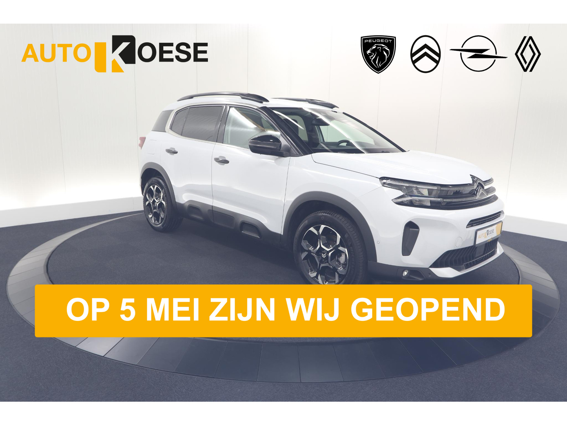 Citroen C5 Aircross 1.2 Hybrid 145pk Max | Camera | Adaptieve Cruise Control | Dodehoekdetectie