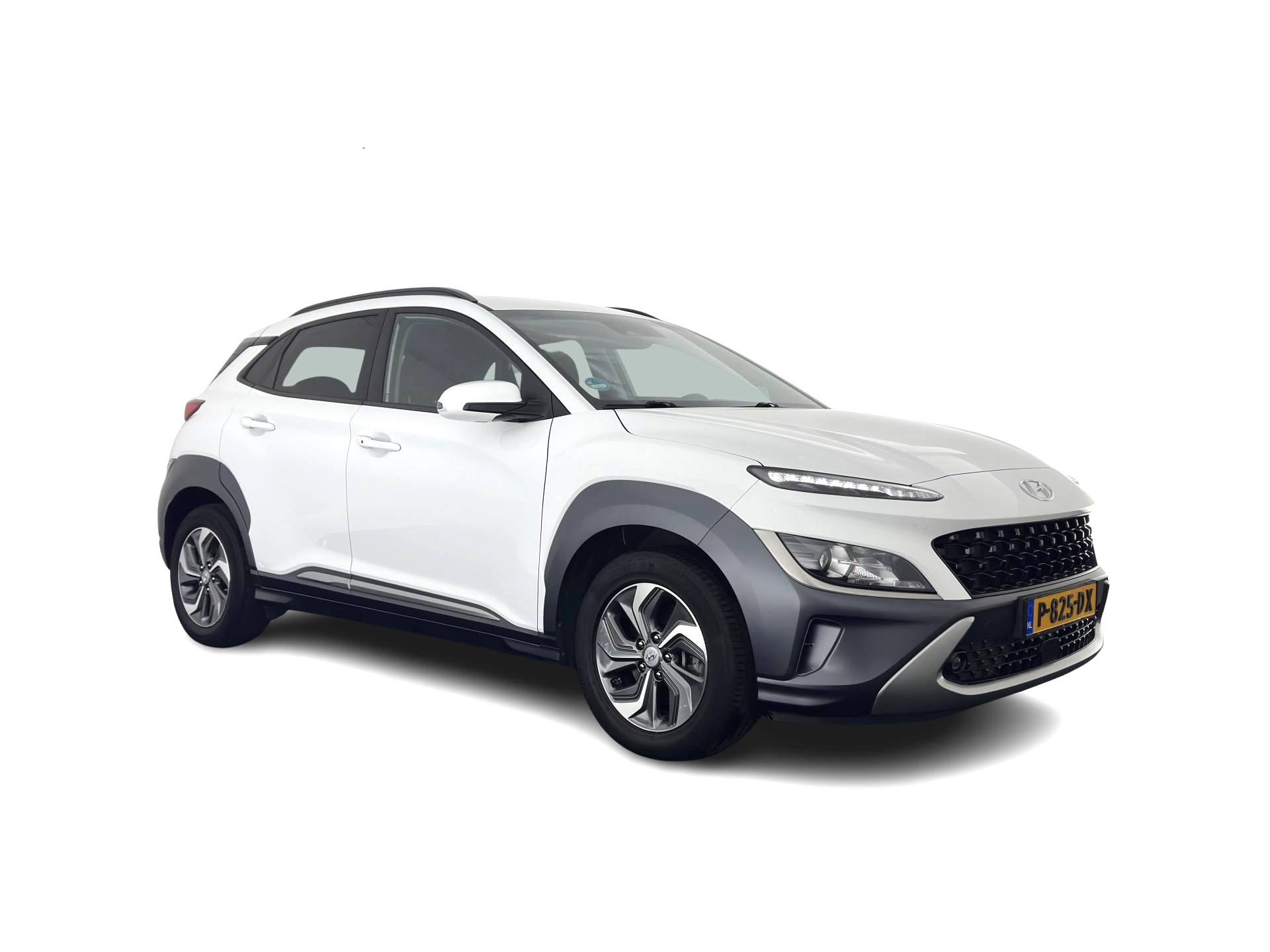 Hyundai Kona 1.6 GDI HEV Fashion (INCL-BTW) Aut. *NAVI-FULLMAP | DIGI-COCKPIT | FULL-LED | KEYLESS | CAMERA | HEAD-UP | SHIFT-PADDLES | DAB | COMFORT-SEATS | PRIVACY-GLASS | TOWBAR | 16 "ALU*