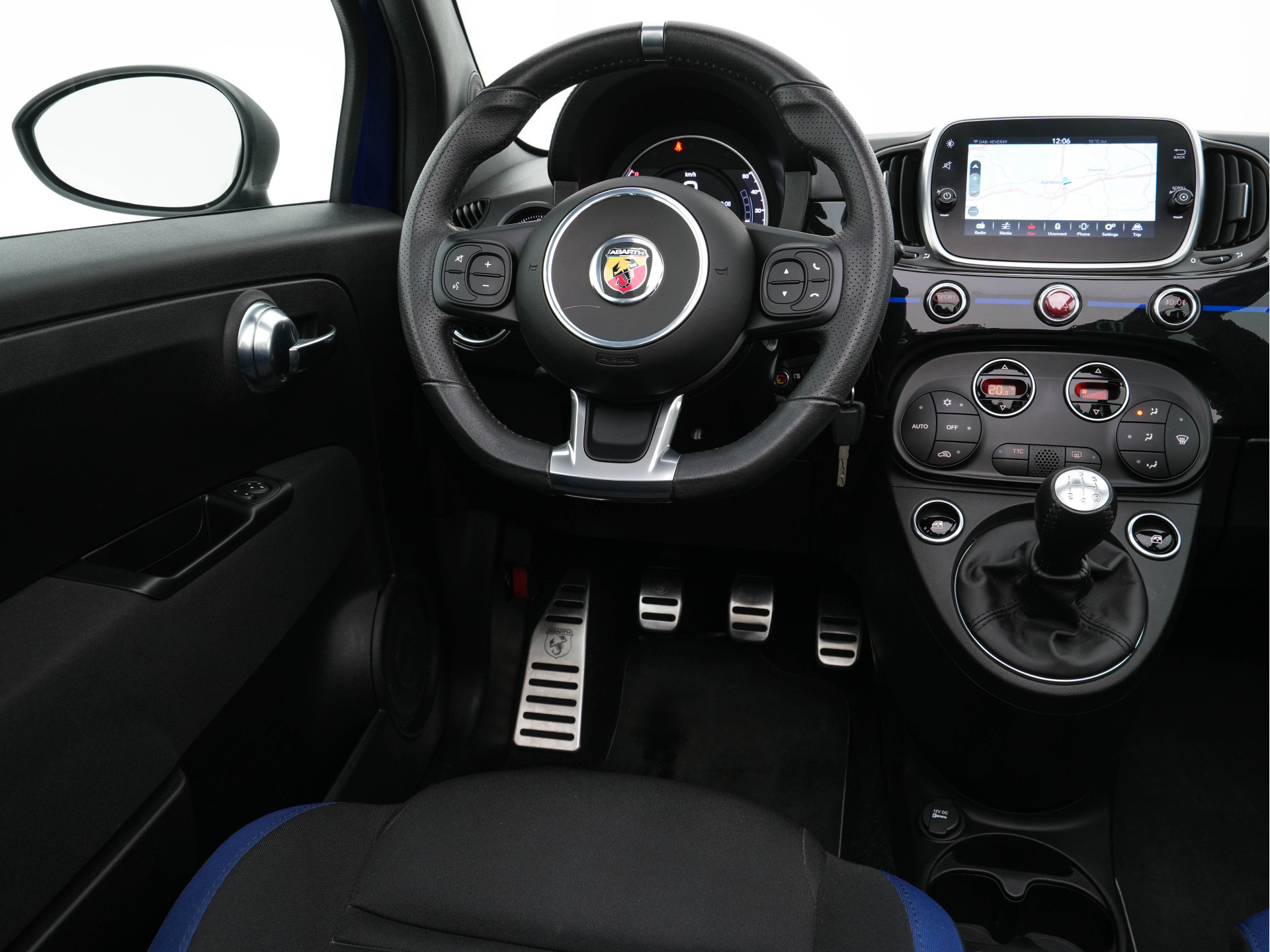 Abarth 500 C 1.4 T-Jet 595 Yamaha Factory Racing Edition Monster [ 1 of 2000 ] (INCL-BTW ) *! POCKET-ROCKET ! | NAVI-FULLMAP | XENON | CARPLAY | SPORT-EXHAUST | DAB | SPORT-SEATS | 17"ALU*