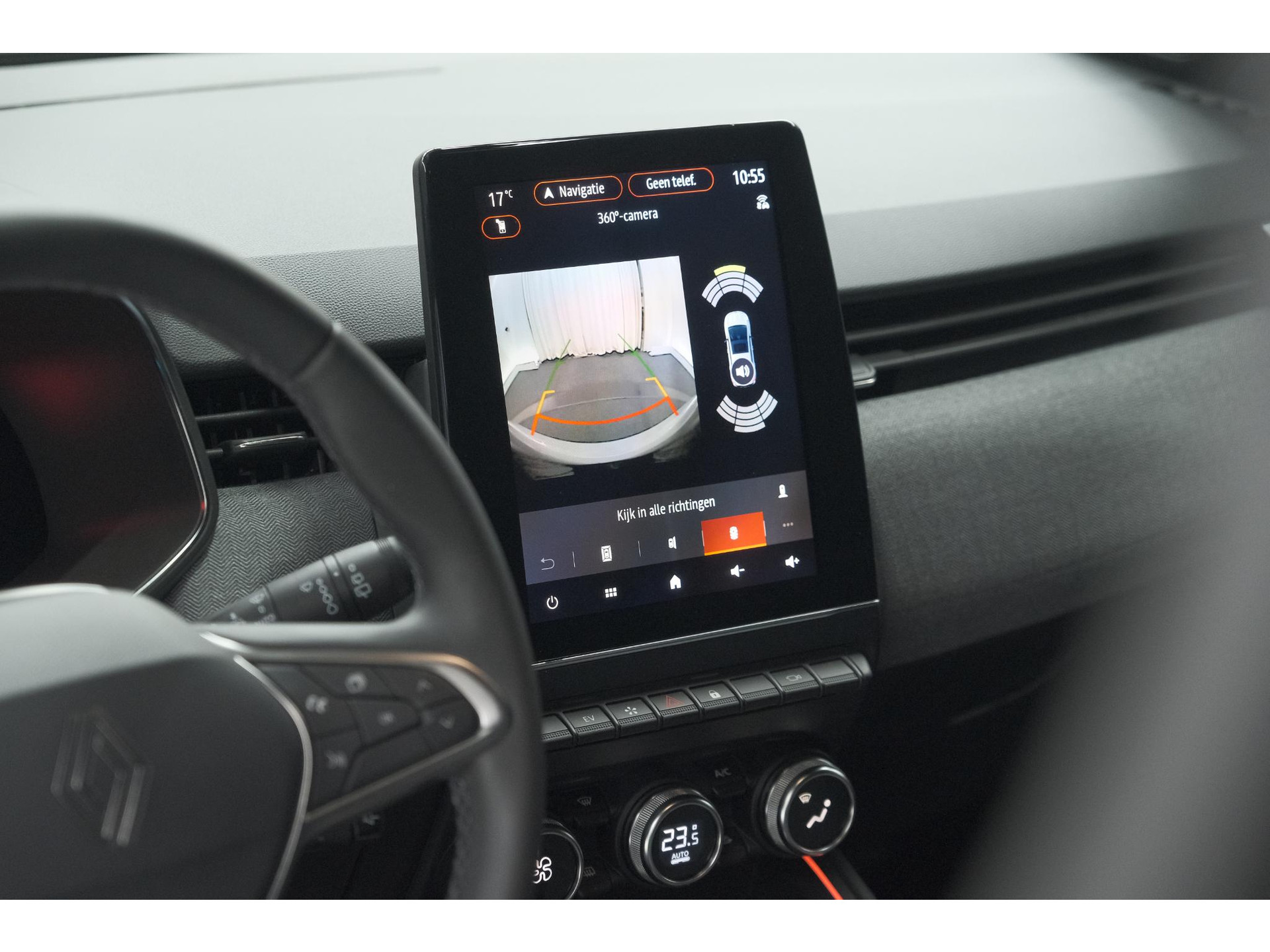 Renault Clio 1.6 E-Tech Full Hybrid 145 techno | 360 Camera | Adaptieve Cruise Control | Dodehoekdetectie | 9.3 Inch Groot Scherm