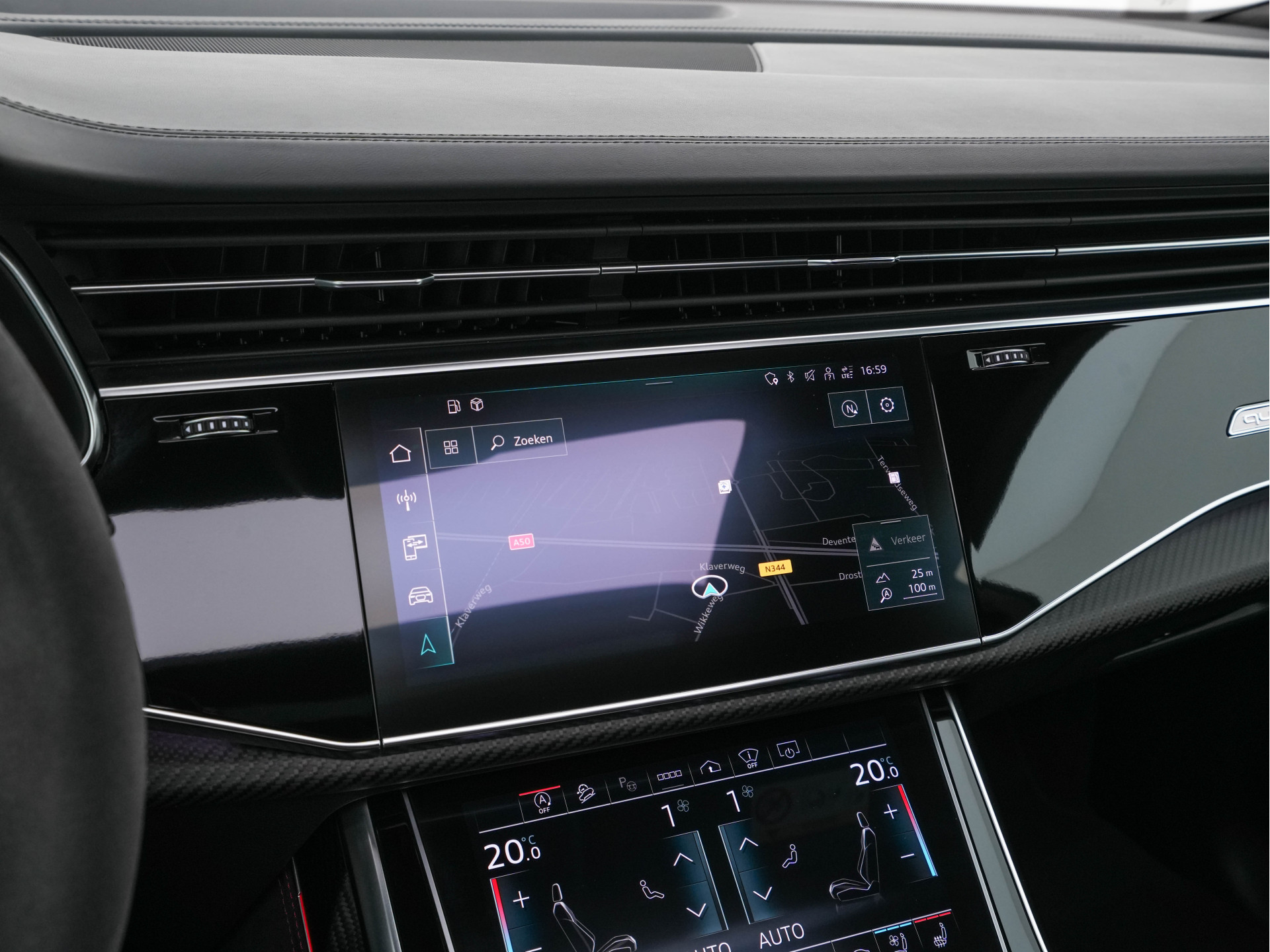 Audi RS Q8 4.0 TFSI Quattro * PANO | MILLTEK-EXHAUST | CERAMIC-BRAKES | CARBON-PACK | LEATHER | MEMORY-PACK | 4-WHEEL-STEERING | AIRSUSPENSION | BANG&OLUFSEN | ADAPTIVE-CRUISE | BLINDSPOT | TOPVIEW | SOFTCLOSE |  ....