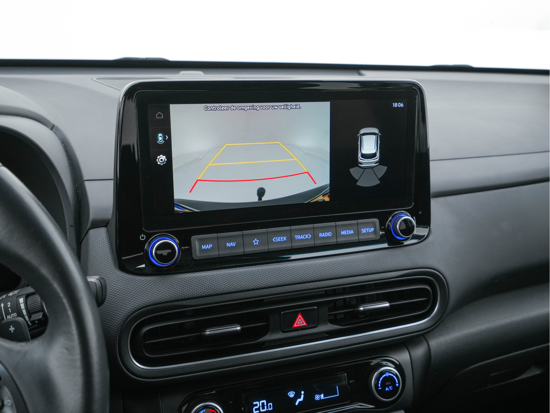 Hyundai Kona 1.6 GDI HEV Fashion (INCL-BTW) Aut. *NAVI-FULLMAP | DIGI-COCKPIT | FULL-LED | KEYLESS | CAMERA | HEAD-UP | SHIFT-PADDLES | DAB | COMFORT-SEATS | PRIVACY-GLASS | TOWBAR | 16 "ALU*