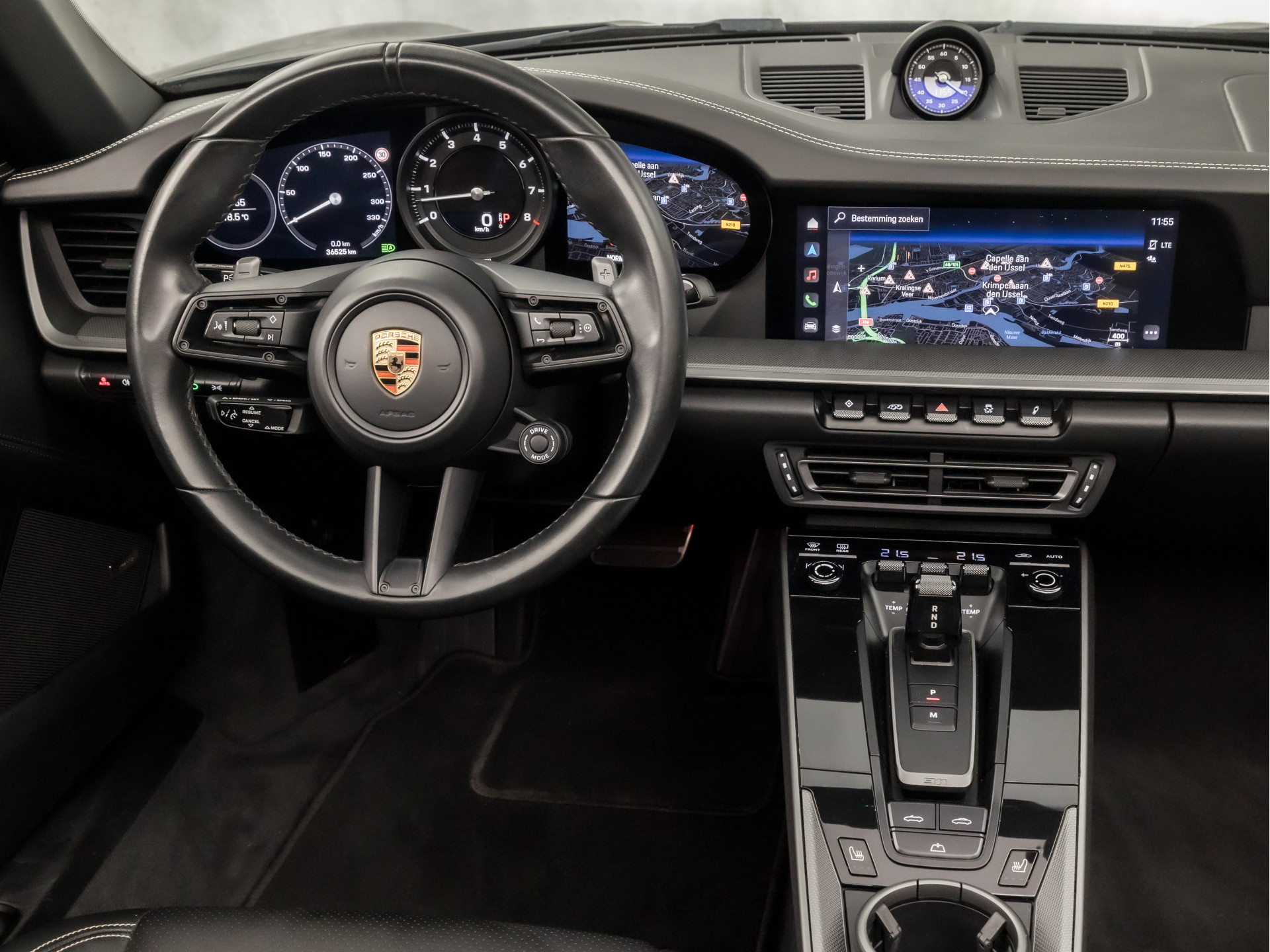Porsche 911 Cabrio 3.0 Carrera 385Pk (SPORT CHRONO PAKKET, SPORTUITLAAT, BOSE AUDIO, LED MATRIX, APPLE CARPLAY, CAMERA, SFEERVERLICHTING, STOELVERWARMING, NIEUWSTAAT)