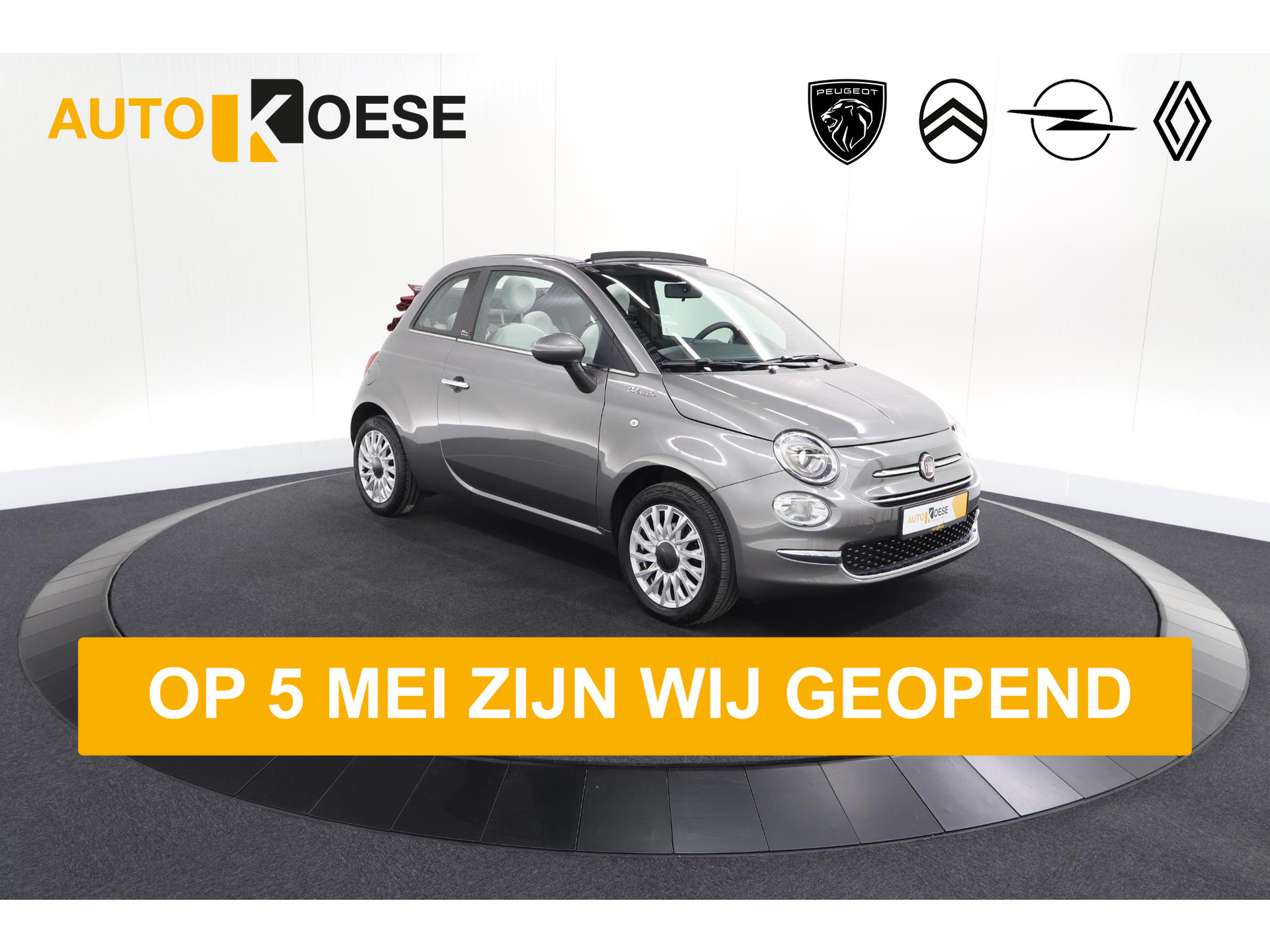 Fiat 500 C 1.0 Hybrid Dolcevita | Apple Carplay | Parkeersensoren | Climate control