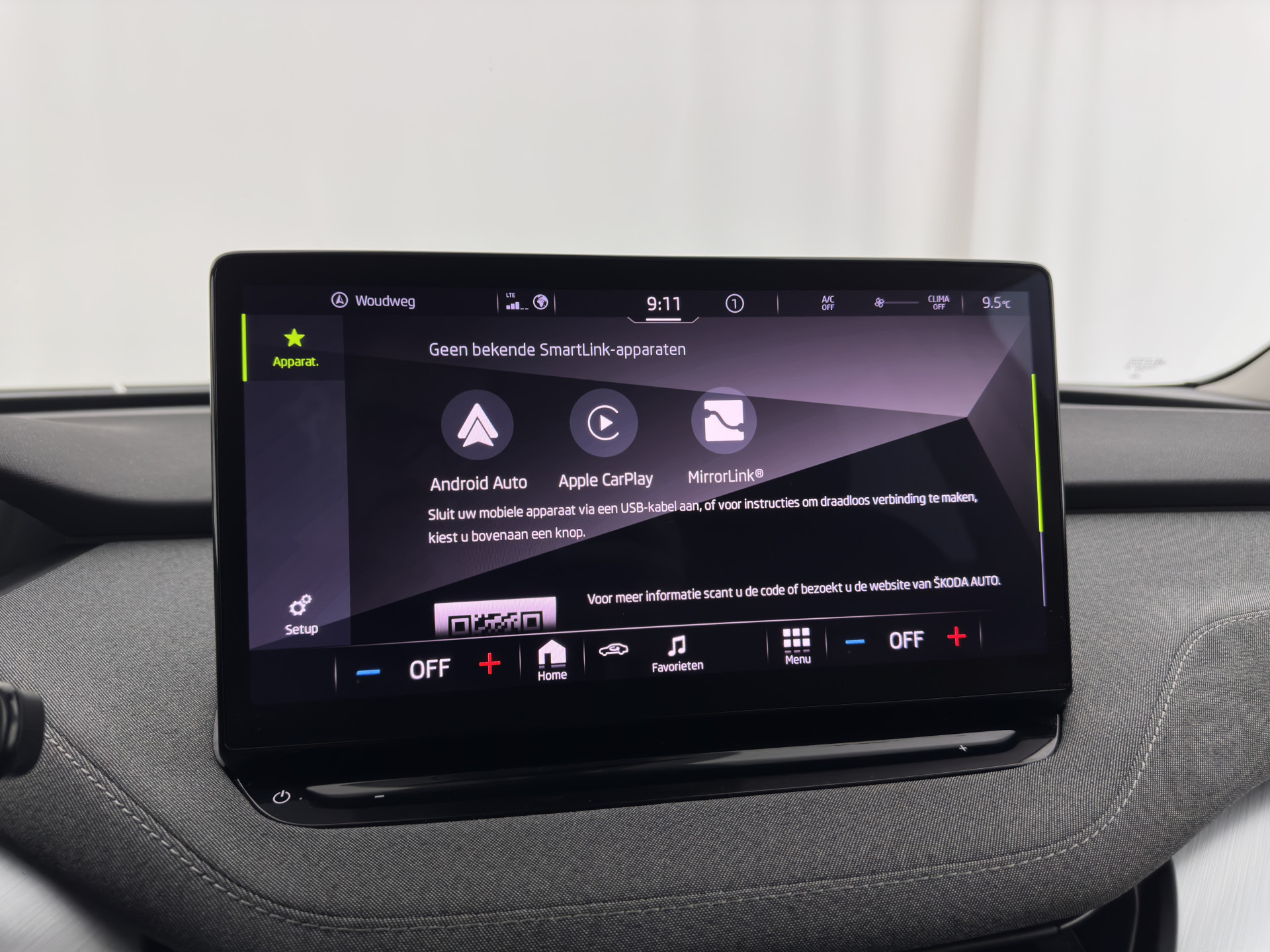 ŠKODA Enyaq iV 80 {SOH-90%} [ 3-Fase ] (INCL-BTW) *LEATHER-FABRIC | FULL-LED | DIGI-COCKPIT | CAMERA | KEYLESS | NAVI-FULLMAP | AMBIENT-LIGHT | ECC | HEATED-COMFORTSEATS | DAB+ | PDC | CRUISE | CARPLAY | TOWBAR | 19"ALU*