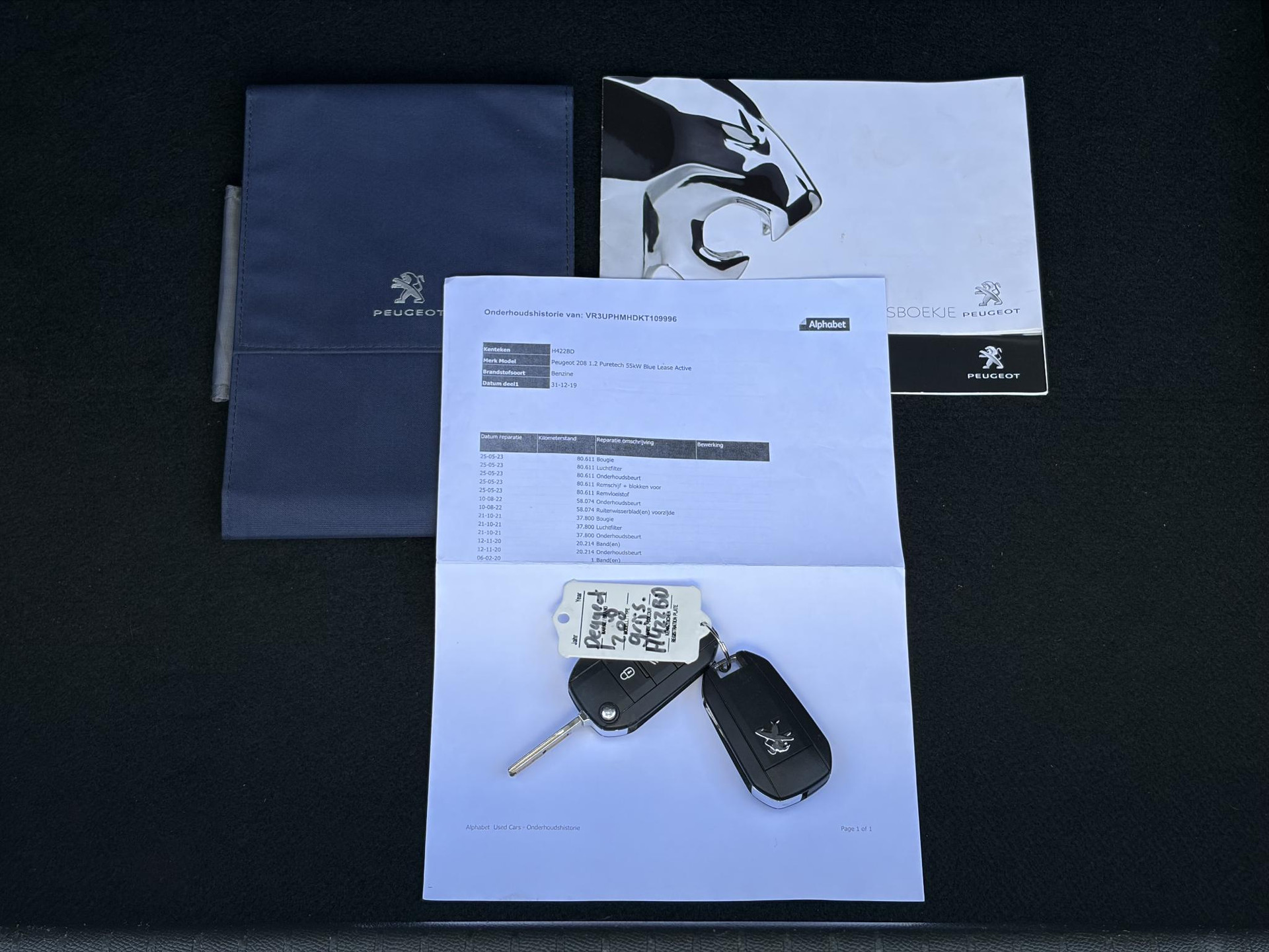 Peugeot 208 1.2 PureTech Blue Lease Active 2e Eigenaar,Navi,D-riem vv 07-2025,Pdc,Clima,Cruise,Rijstrooksensor,N.A.P,Bj 12-2019,Apk tot 08-2027