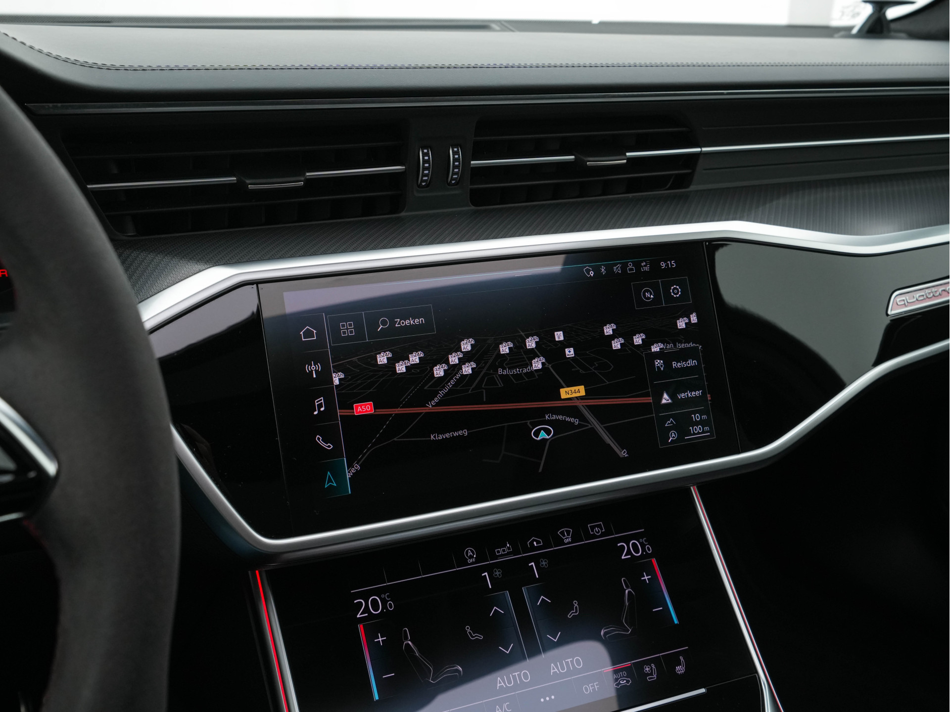 Audi RS6 Avant TFSI Quattro ! FULL-OPTIONS ! (INCL-BTW) Aut. *CERAMIC-BREAKS | VALCONA-LUXURY-LEATHER | HEAD-UP | LASER-LIGHT | BANG&OLUFSEN-ADVANCED | SOFT-CLOSE | ADAPTIVE-CRUISE | BLINDSPOT | TOP-VIEW | MEMORY-PACK | DAB+ | ...