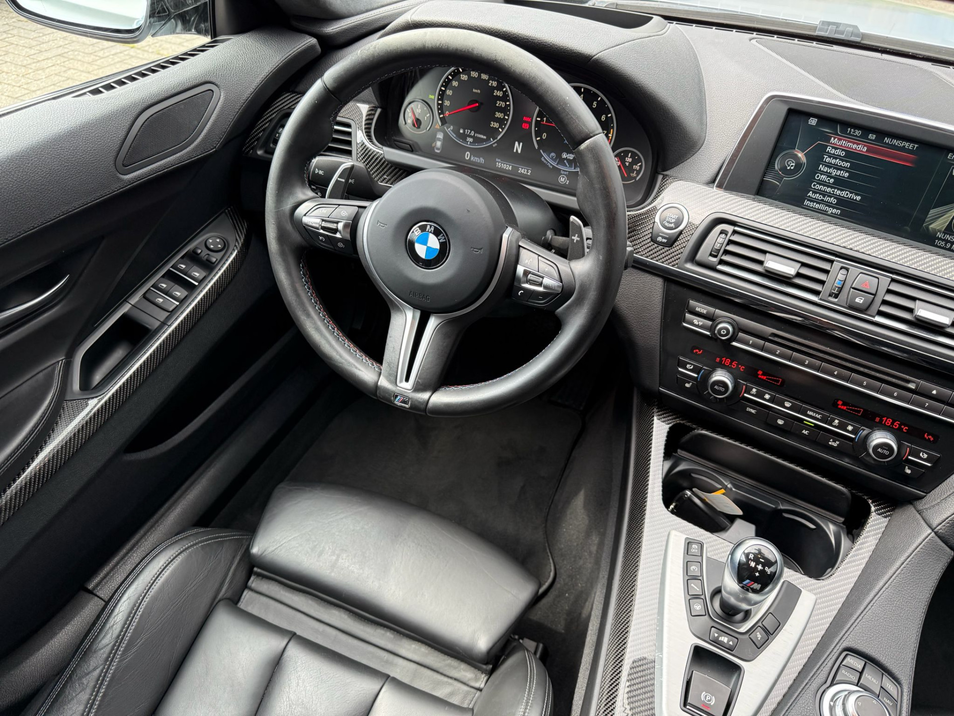 BMW 6-serie Gran Coupé M6 | 3/6/12MND GARANTIE | CARBON | NAVI | XENON | MEMORY | CRUISE | LEDER | MAT |