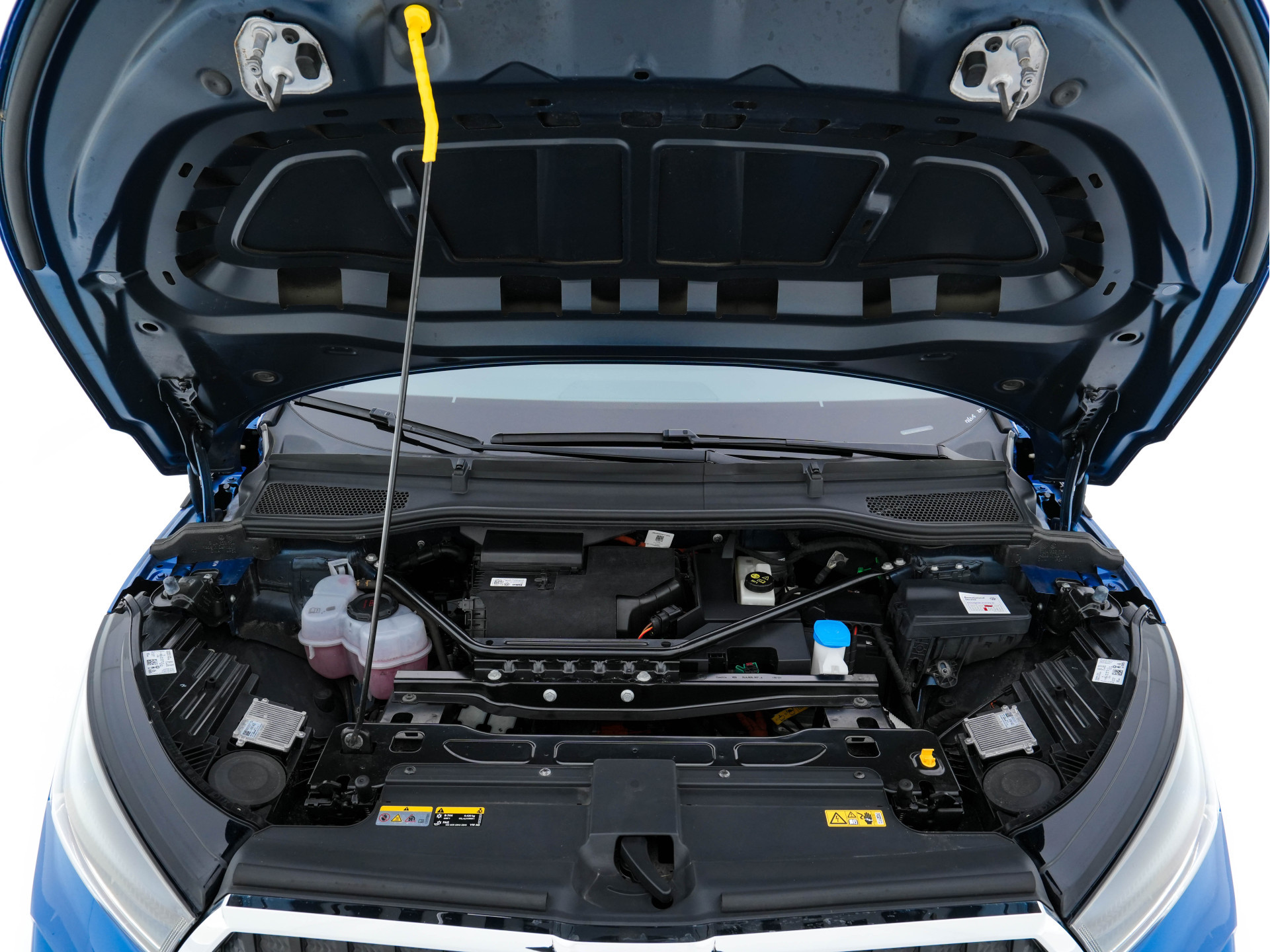 ŠKODA Enyaq iV 80 [ 3-Fase ] {SOH-88% } (INCL-BTW) *LEATHER-FABRIC | FULL-LED | DIGI-COCKPIT | CAMERA | KEYLESS | NAVI-FULLMAP | AMBIENT-LIGHT | ECC | HEATED-COMFORTSEATS | DAB+ | PDC | CRUISE | CARPLAY | TOWBAR | 19"ALU*