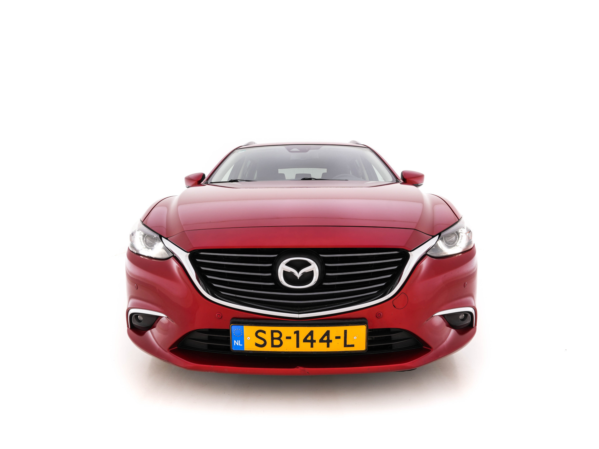 Mazda 6 Sportbreak 2.2D SkyActiv-D 150 Skylease GT (INCL-BTW) *LEATHER | FULL-LED | NAVI-FULLMAP | MEMORY-PACK | BOSE-AUDIO | BLIND-SPOT | CAMERA | KEYLESS | ECC | HEATED-SPORTSEATS | PDC | CRUISE | 17"ALU*