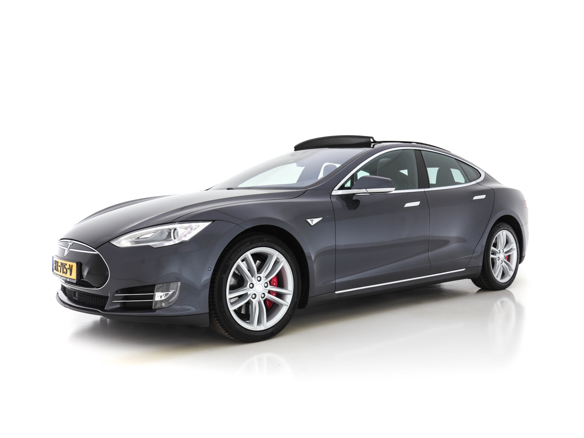 Tesla Model S P85D Performance-Pack AWD [ 3-Fase ] (INCL-BTW) *PANO | NAPPA-FULL-LEATHER | AUTO-PILOT | AIR-SUSPENSION | KEYLESS | CAMERA | FULL-LED | ADAPTIVE-CRUISE |  DIGI-COCKPIT | SPORT-SEATS | 19"ALU*