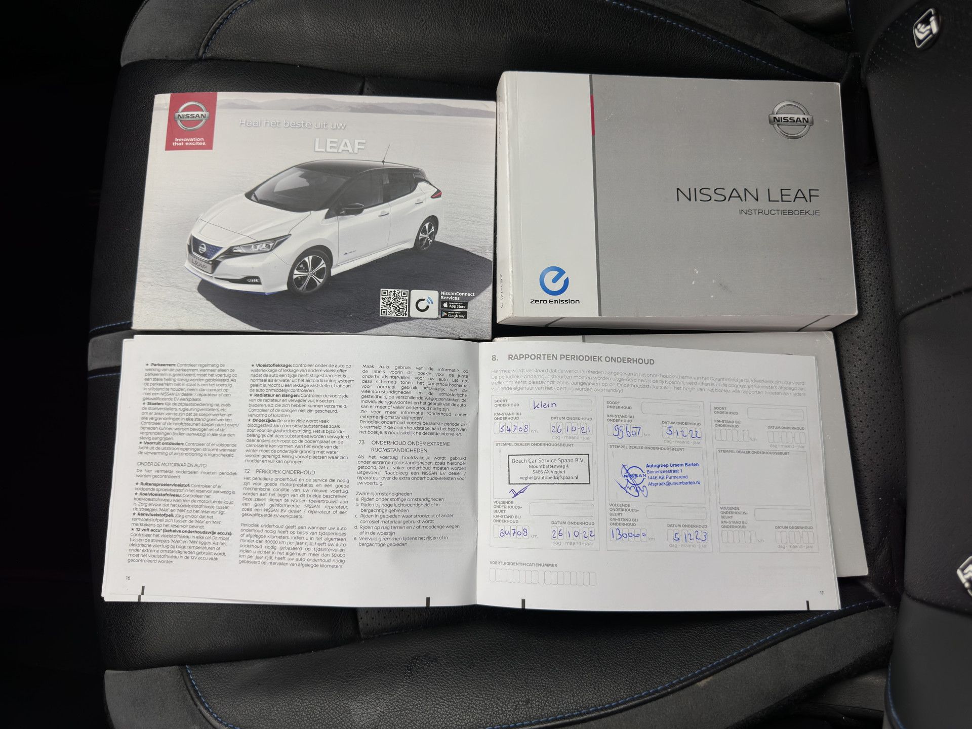 Nissan LEAF Tekna 40 kWh (SOH-83%) (INCL-BTW) *Aut.*LEATHER | FULL-LED | BOSE-AUDIO | TOPVIEW | DAB | KEYLESS | NAVI-FULLMAP | DAB | HEATED-COMFORTSEATS | PRIVACY-GLASS | ADAPTIVE-CRUISE | 17''ALU*