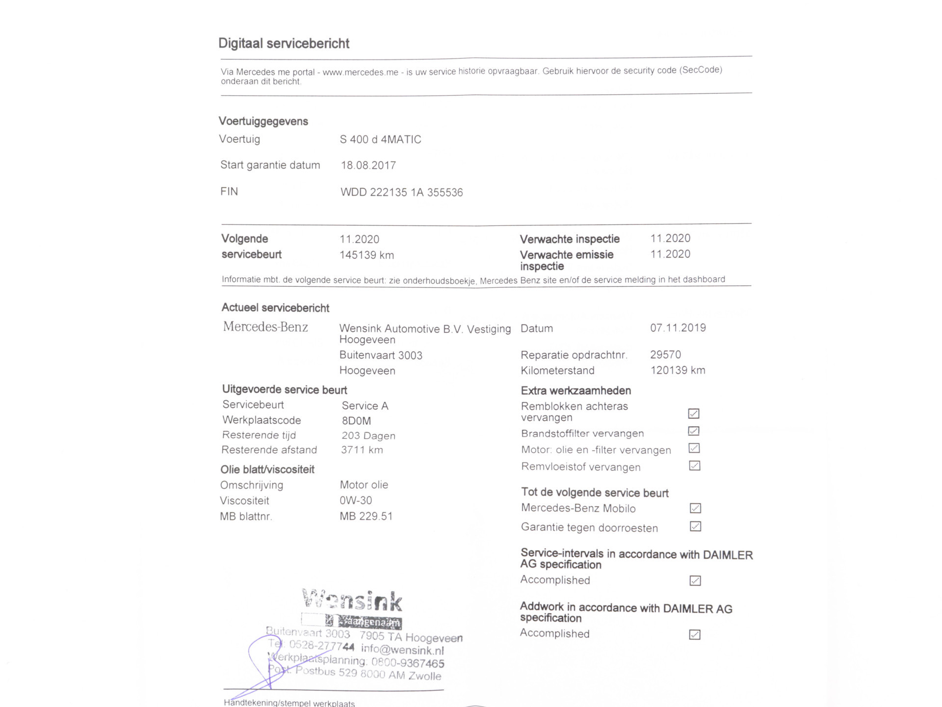 Mercedes-Benz S-klasse 400d 4-Matic Lang Aut. *PANO | DISTRONIC | BURMESTER-AUDIO | TOP-VIEW | KEYLESS | BLIND-SPOT | AIRMATIC | FULL-LEATHER  | FULL-LED |  MEMORY-PACK  | WIDE-SCREEN-DIGI-COCKPIT | AMBIENT-LIGHTNING |  HEATED/VENTI