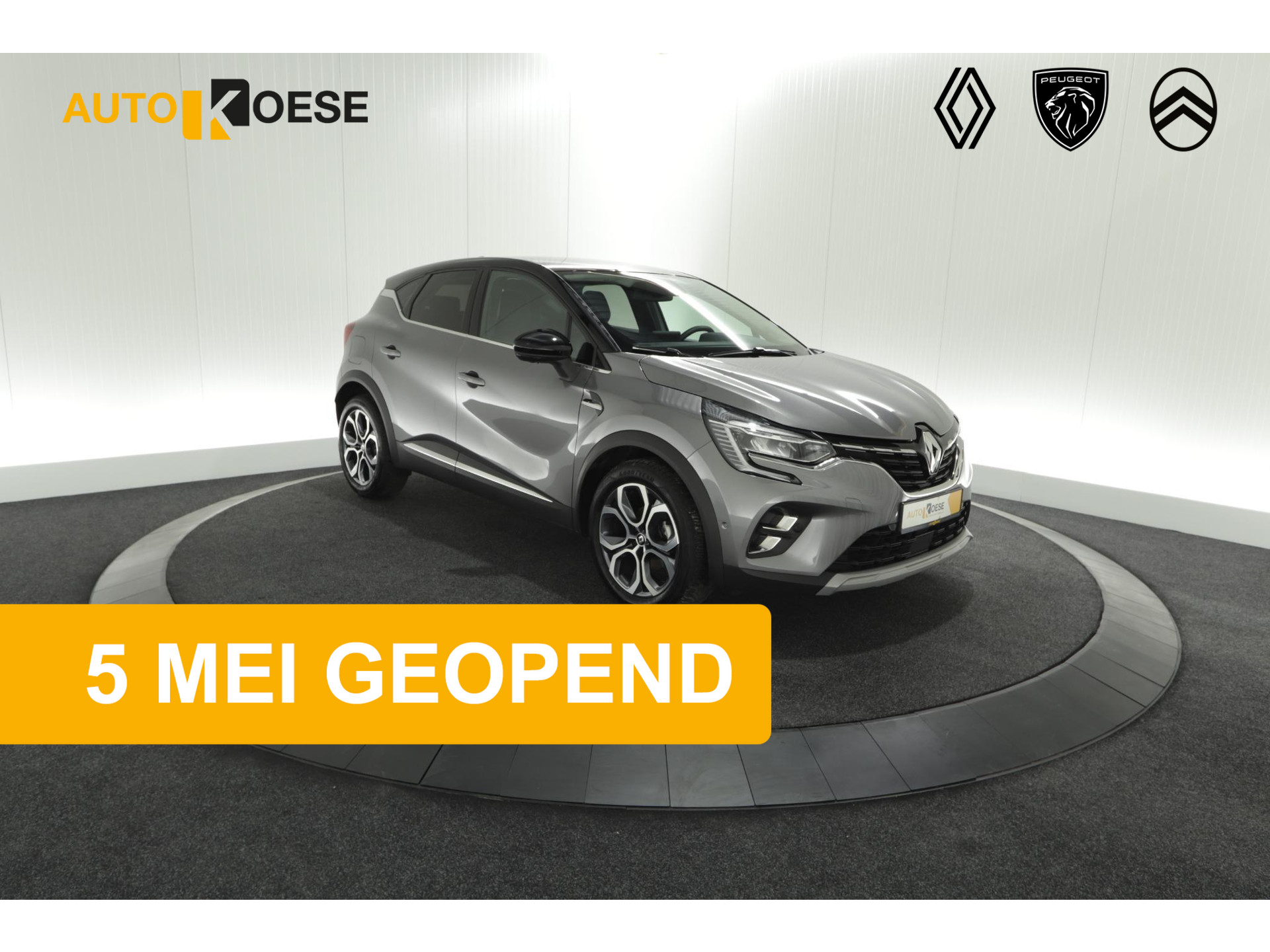 Renault Captur Mild Hybrid 140 EDC Techno | 360 Camera | 9.3 Inch Grootscherm | Stoelverwarming | Apple Carplay | 18 Inch Lichtmetalen Velgen