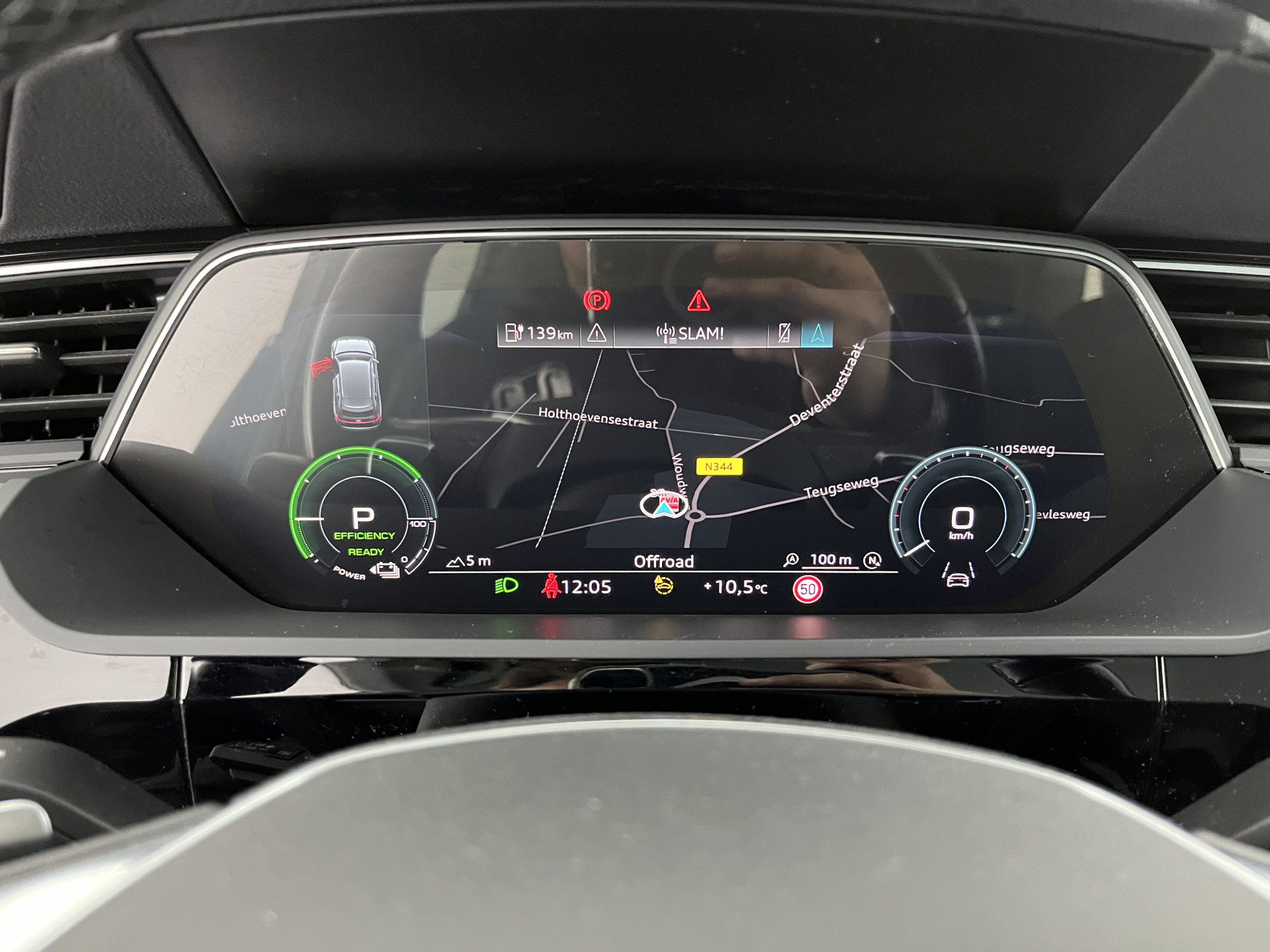 Audi e-tron 55 quattro Advanced edition Plus 95 kWh [3-Fase] {SOH-93%} (INCL-BTW) Aut.*LEATHER | ADAPTIVE-CRUISE | FULL-LED | DIGI-COCKPIT | KEYLESS | MEMORY-PACK | CAMERA | NAVI-FULLMAP | SHIFT-PADDLES | DAB+ | HEATED-COMFORTSEATS | DRIVE-SELECT | 20''AL