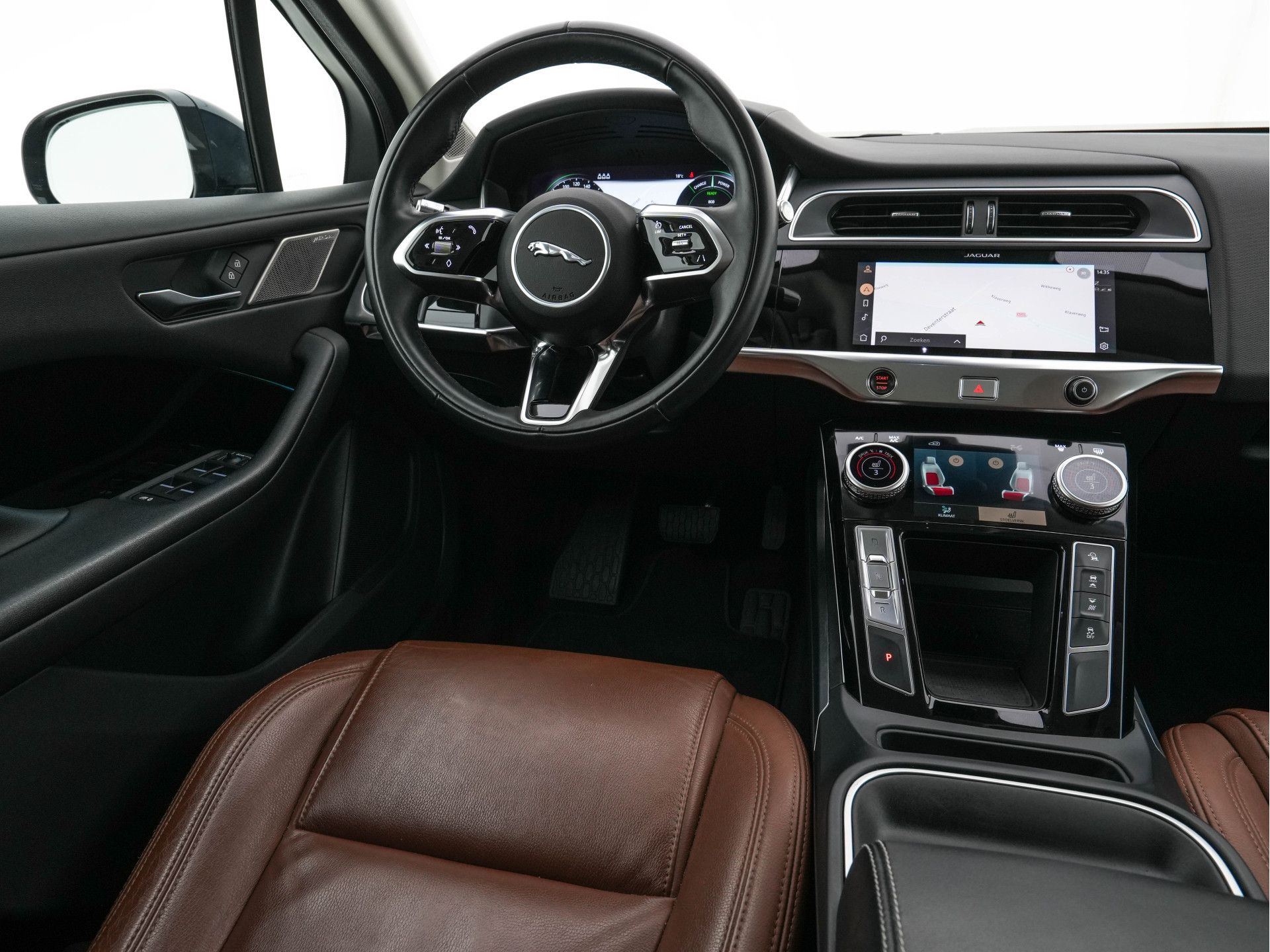 Jaguar I-PACE EV320 S AWD Business Pack 90 kWh [ 3-Fase ] {SOH-88%} (INCL-BTW) *LEATHER | FULL-LED | MERIDIAN-AUDIO | DIGI-COCKPIT | KEYLESS | DAB+ | NAVI-FULLMAP | ECC | HEATED-COMFORTSEATS | PDC | SURROUND-VIEW | CRUISE | LANE-ASSIST | TOWBAR | 20''A