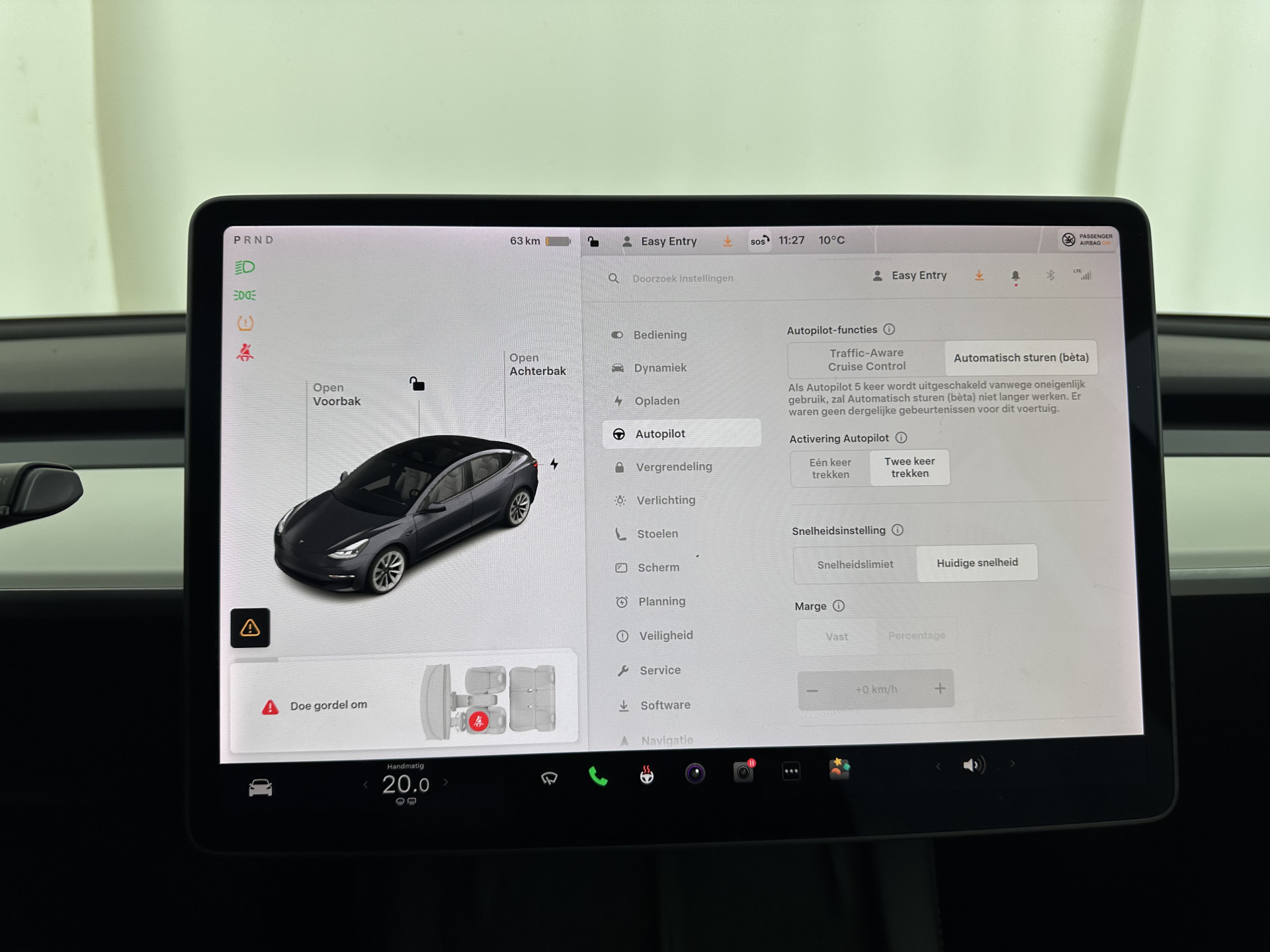 Tesla Model 3 ⚠️HV-BATTERY-DEFECT⚠️ Long Range AWD 75 kWh [ 3-Fase ] {SOH-86%} (INCL-BTW) Aut. *PANO | AUTOPILOT | LEATHER | KEYLESS | FULL-LED | MEMORY-PACK | TOPVIEW | DAB | CARPLAY | DIGI-COCKPIT | LANE-ASSIST | COMFORTSEATS | 19"ALU*