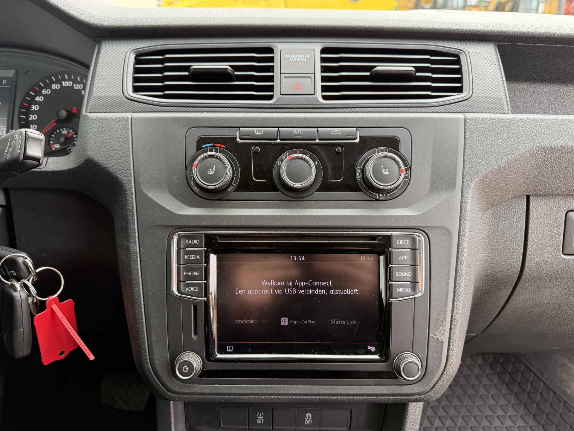 Volkswagen e-Caddy 37kWh 113PK L2H1 Elektrisch Caddy ABT Maxi 37,3kWh 159km WLTP Trekhaak Lichmetalen Velgen Airco Stoelverwarming Apple Carplay Parkeersensoren