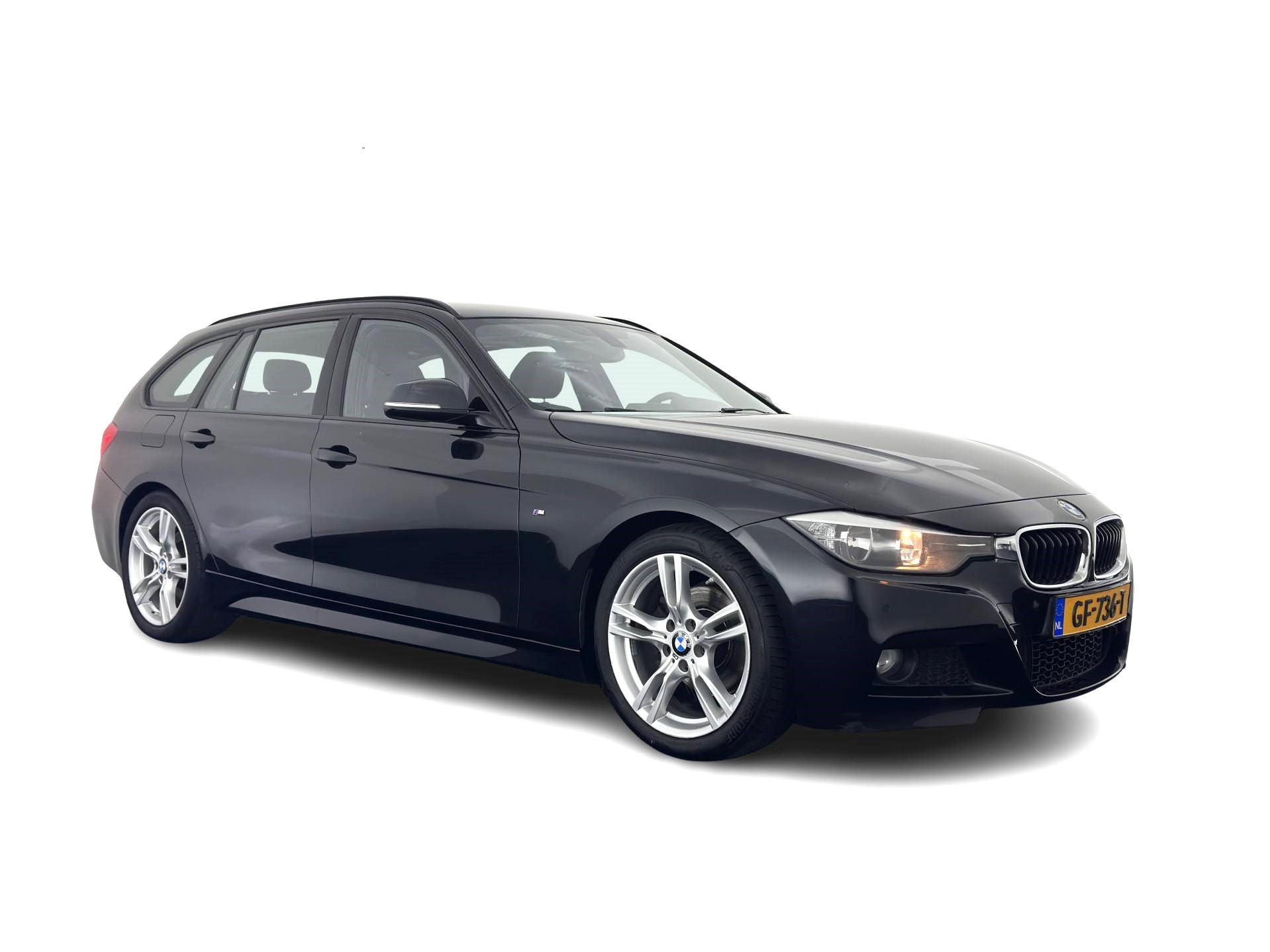 BMW 3-serie Touring 318d High Executive M-Sportpack Aut. *FULL-LEATHER | HEATED-SPORTSEATS | NAVI-FULLMAP | ECC | PDC | CRUISE | 18''ALU*